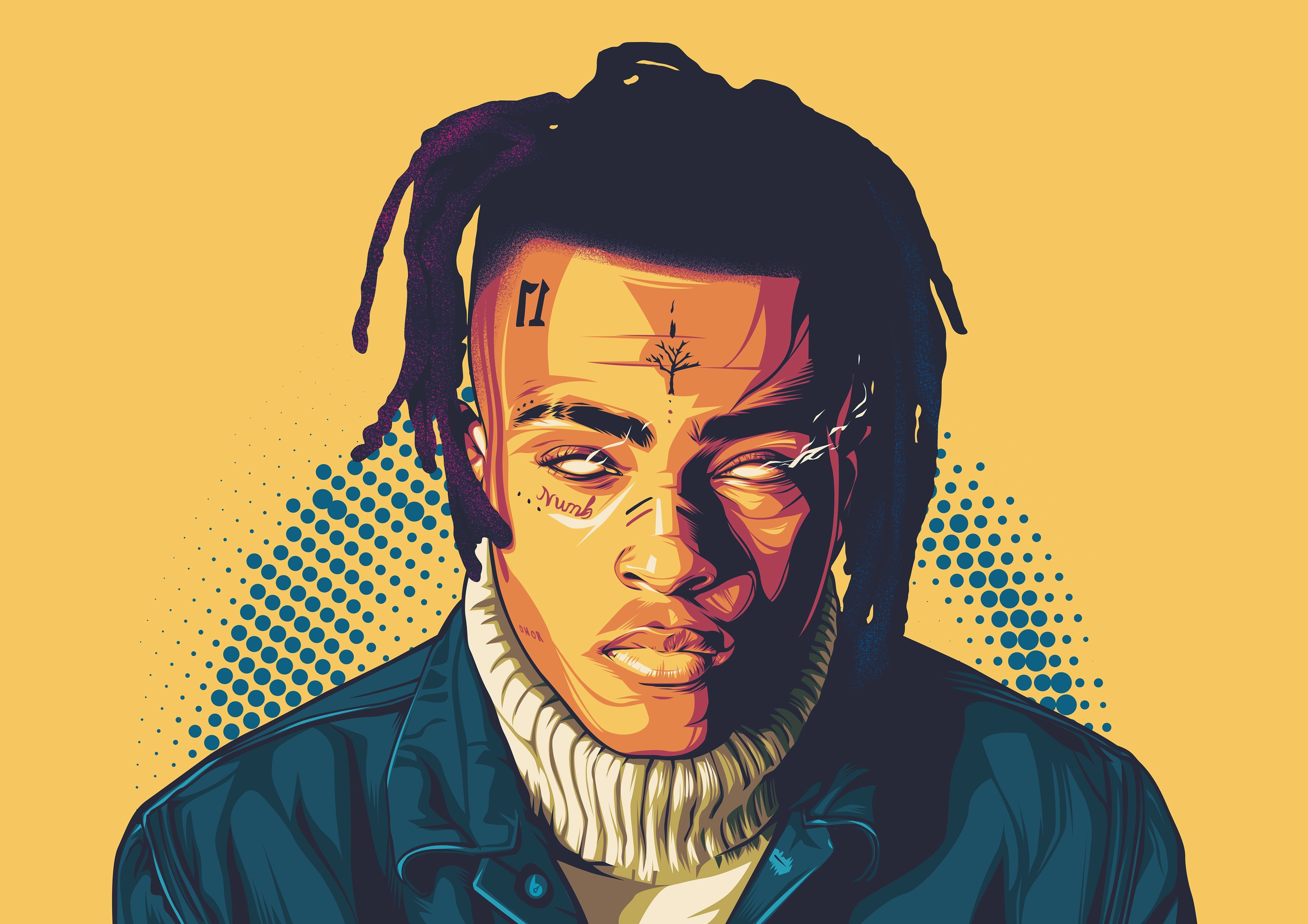 Xxxtentacion Smiling Desktop Wallpaper