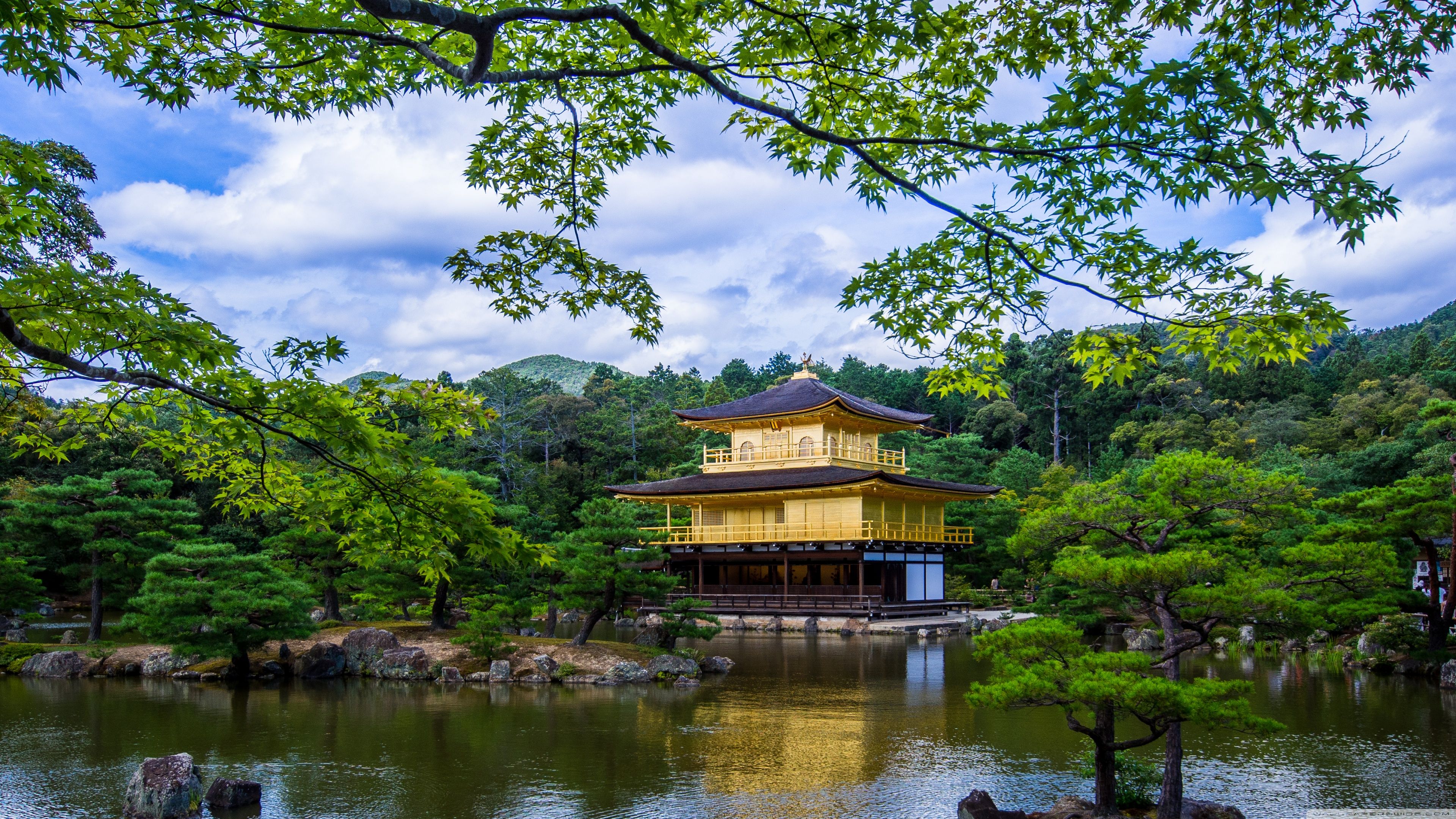 Kinkaku Ji Temple Ultra HD Desktop Background Wallpaper for 4K UHD TV, Widescreen & UltraWide Desktop & Laptop, Tablet