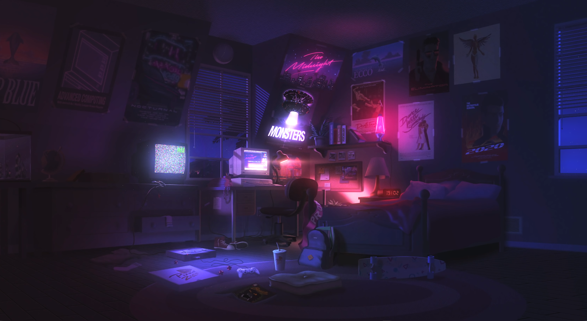 Retro Room 3D Live Wallpaper [DOWNLOAD FREE]