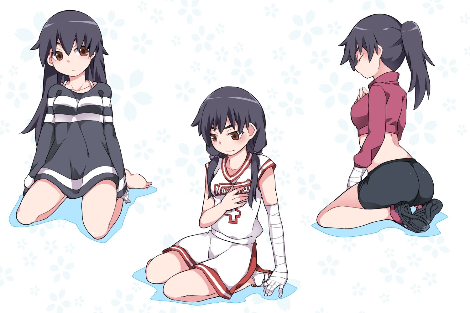 bike shorts hammer (sunset beach) kanbaru suruga monogatari (series) shorts uniform. konachan.com.com Anime Wallpaper