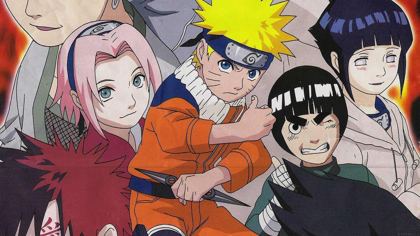 Naruto And Friends Art Game Illust