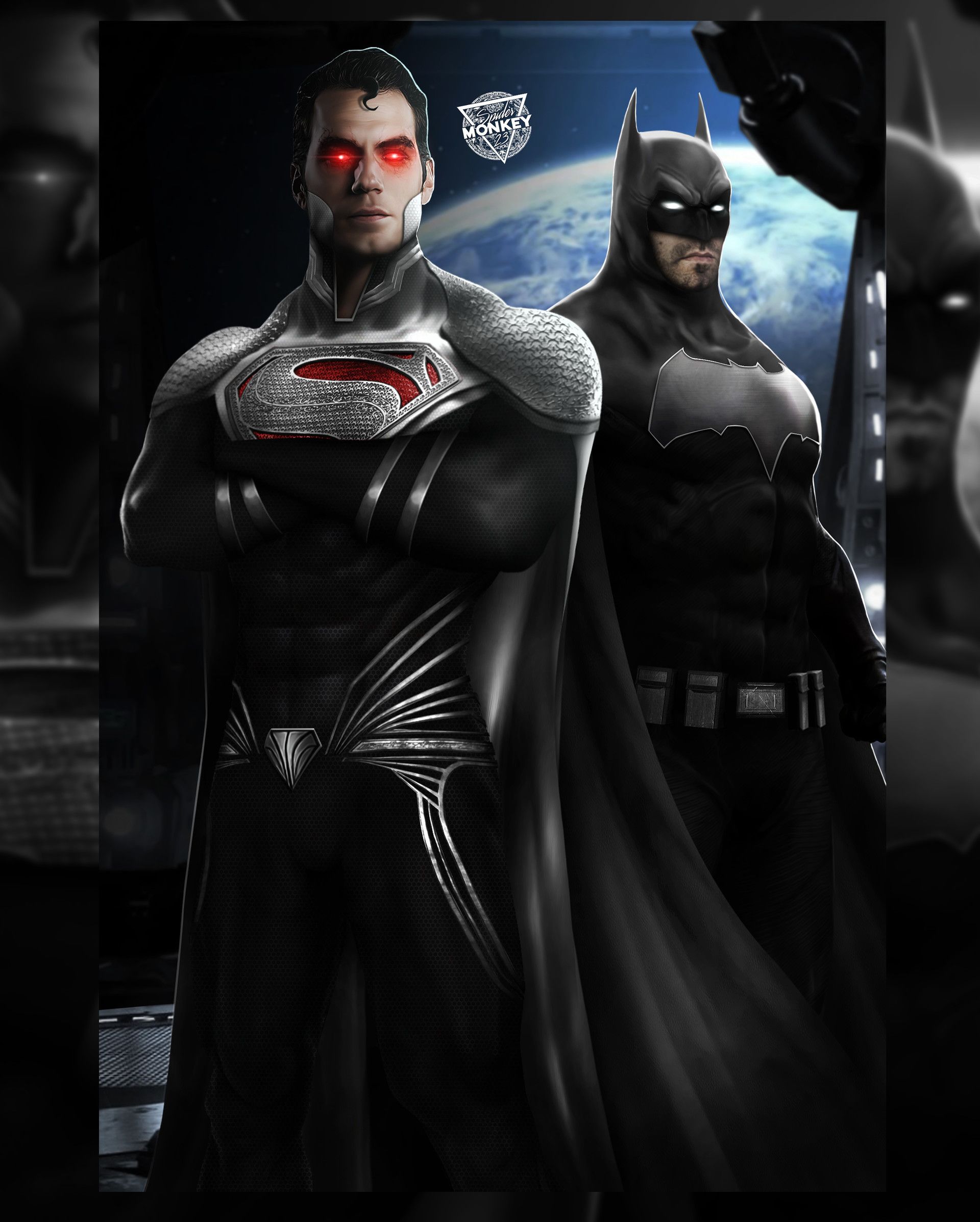 Justice Lords Worlds Finest, SPDRMNKY XXIII. Superman art, Batman vs superman, Dc comics superman