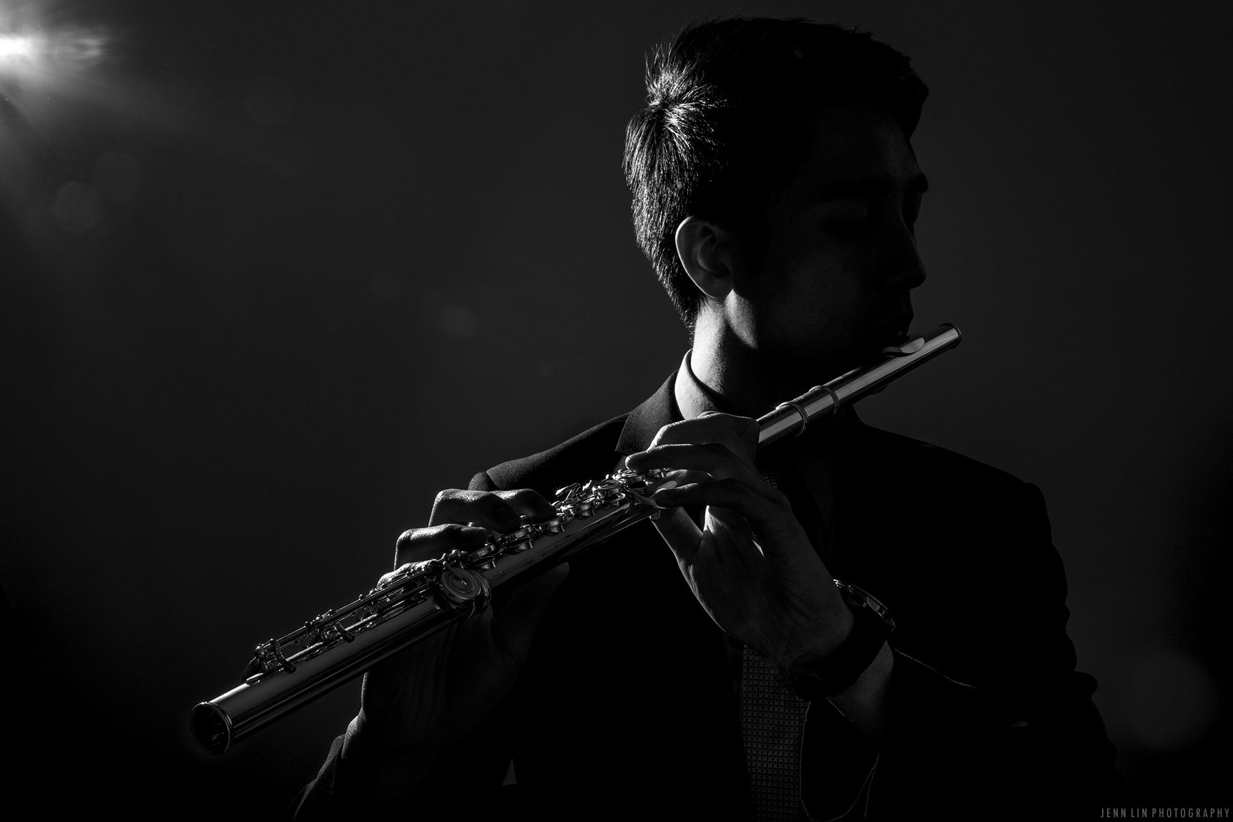 The Flutist. Musician photography, Music photo, Instrument portraits