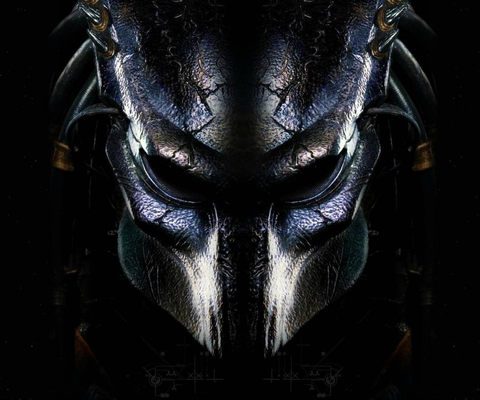 Download Alien Vs Predator Celtic And Grid Faces Wallpaper