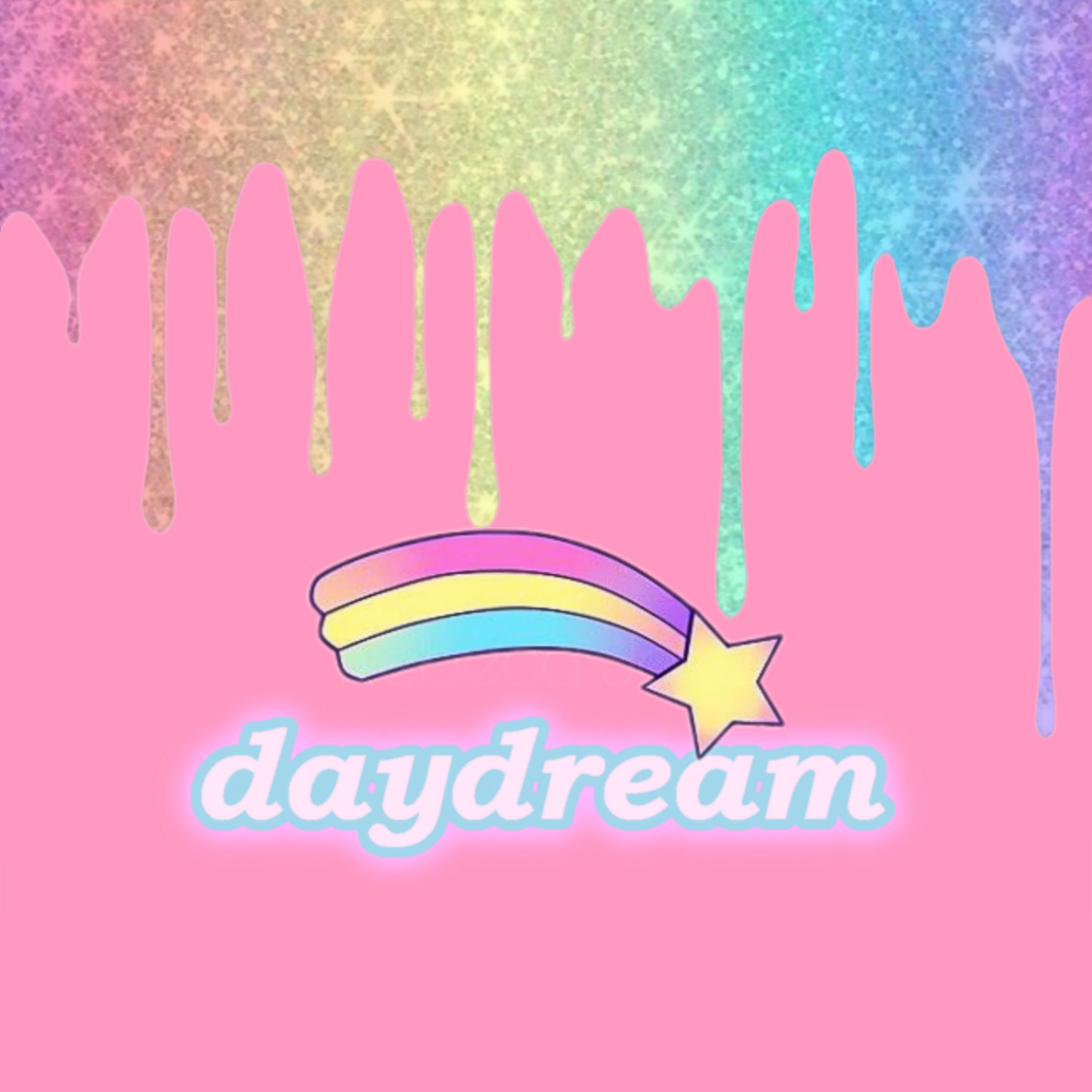 Rainbow Drip Daydream Wallpaper. Rebeca Joke. Daydream wallpaper, Instagram wallpaper, Neon signs