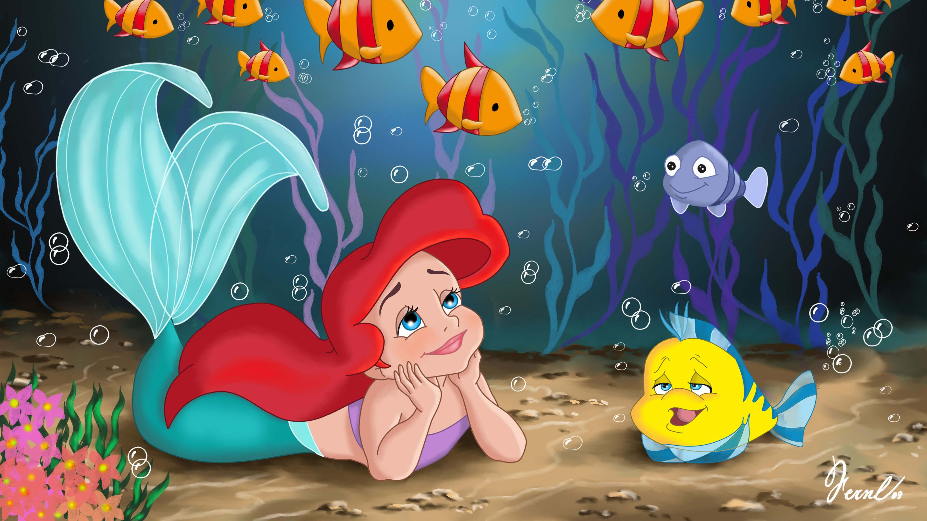 The Little Mermaid UHD 4K Wallpaper
