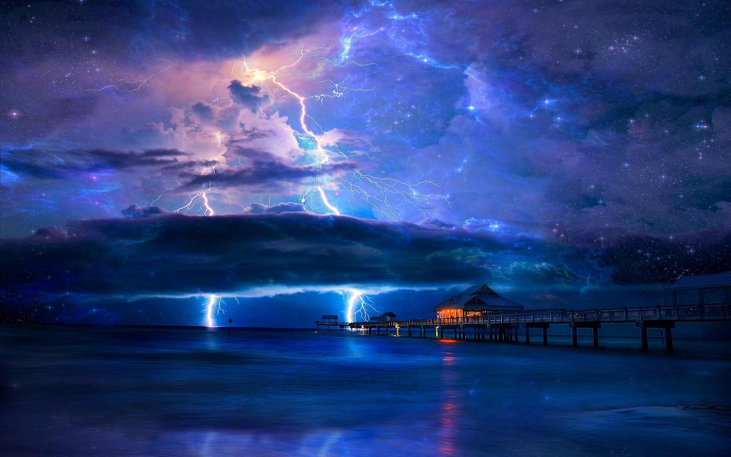 Tropical Thunderstorm Data Src Thunderstorm Desktop Art Wallpaper 4k HD Wallpaper