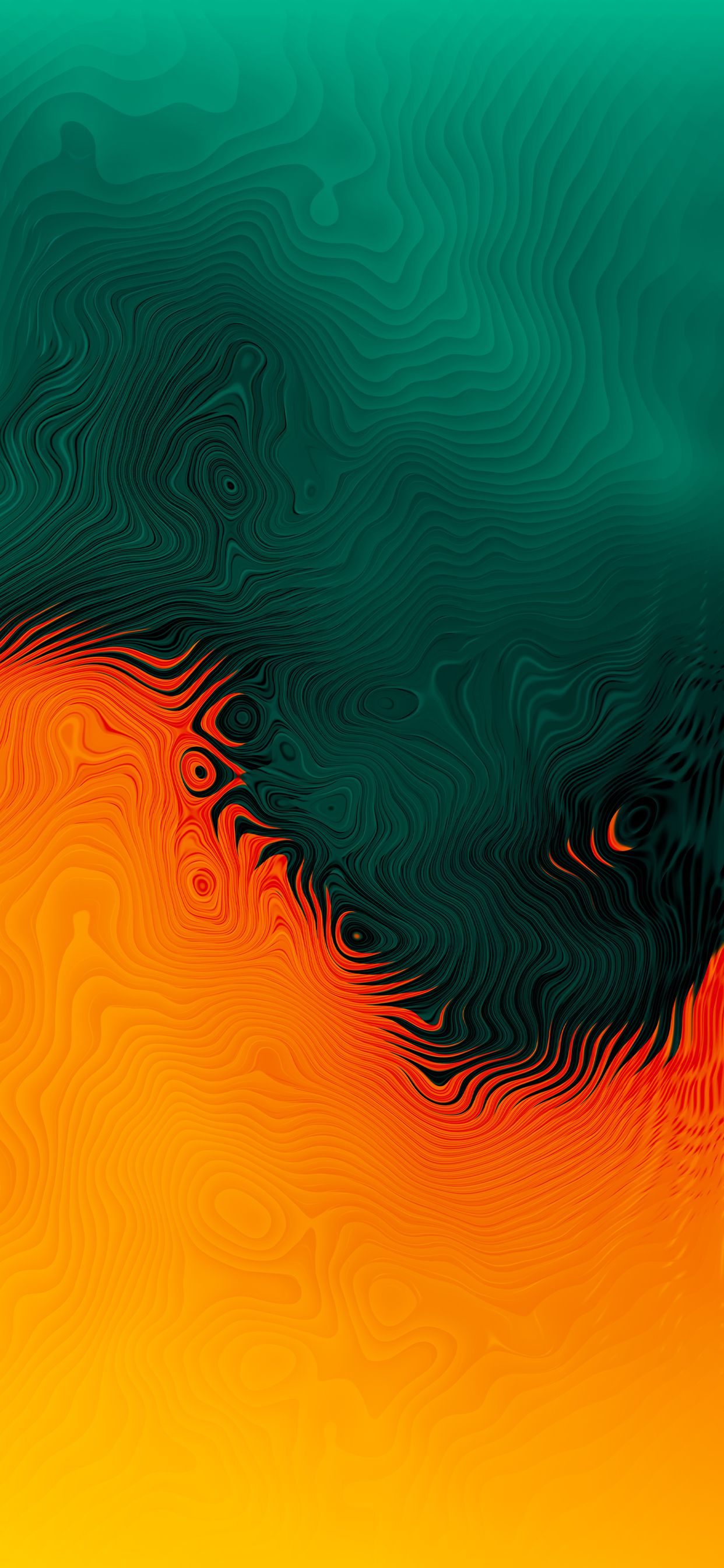 Orange Green Abstract 4k iPhone XS MAX HD 4k Wallpaper, Image, Background, Photo and Picture