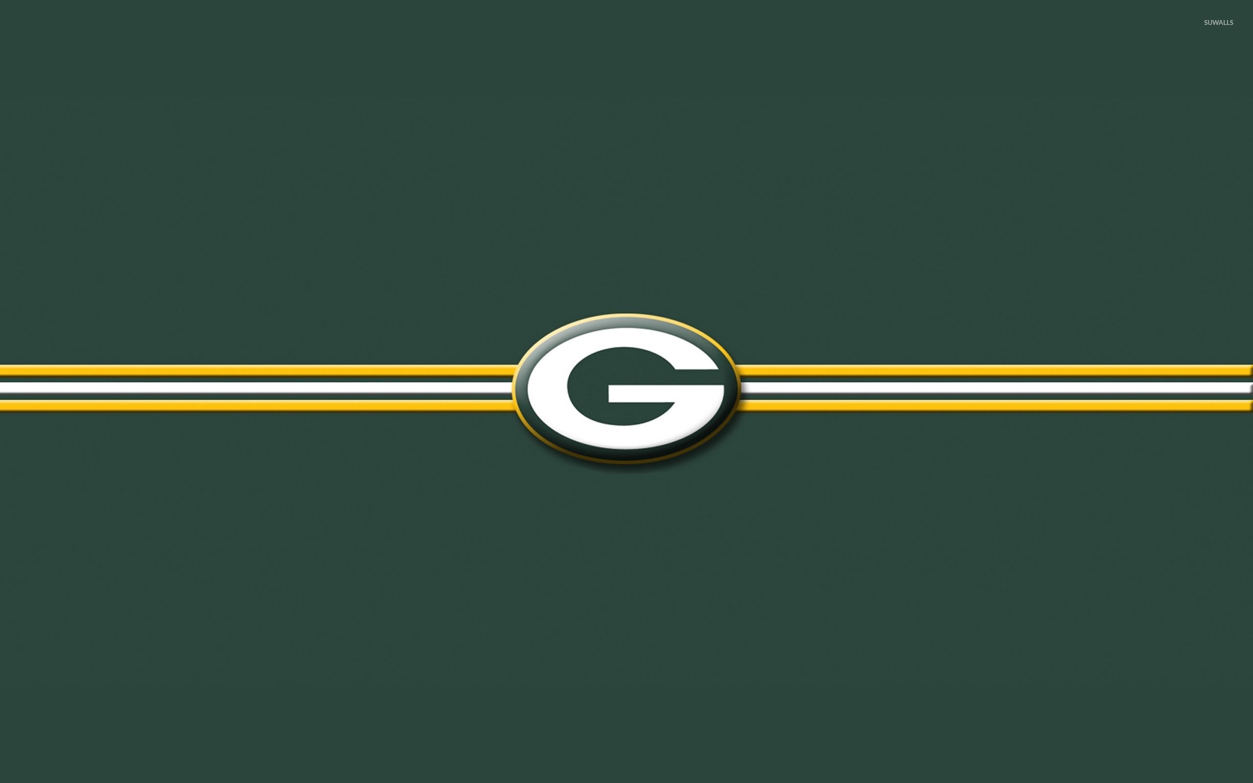 Green Bay Packers on green background wallpaper wallpaper