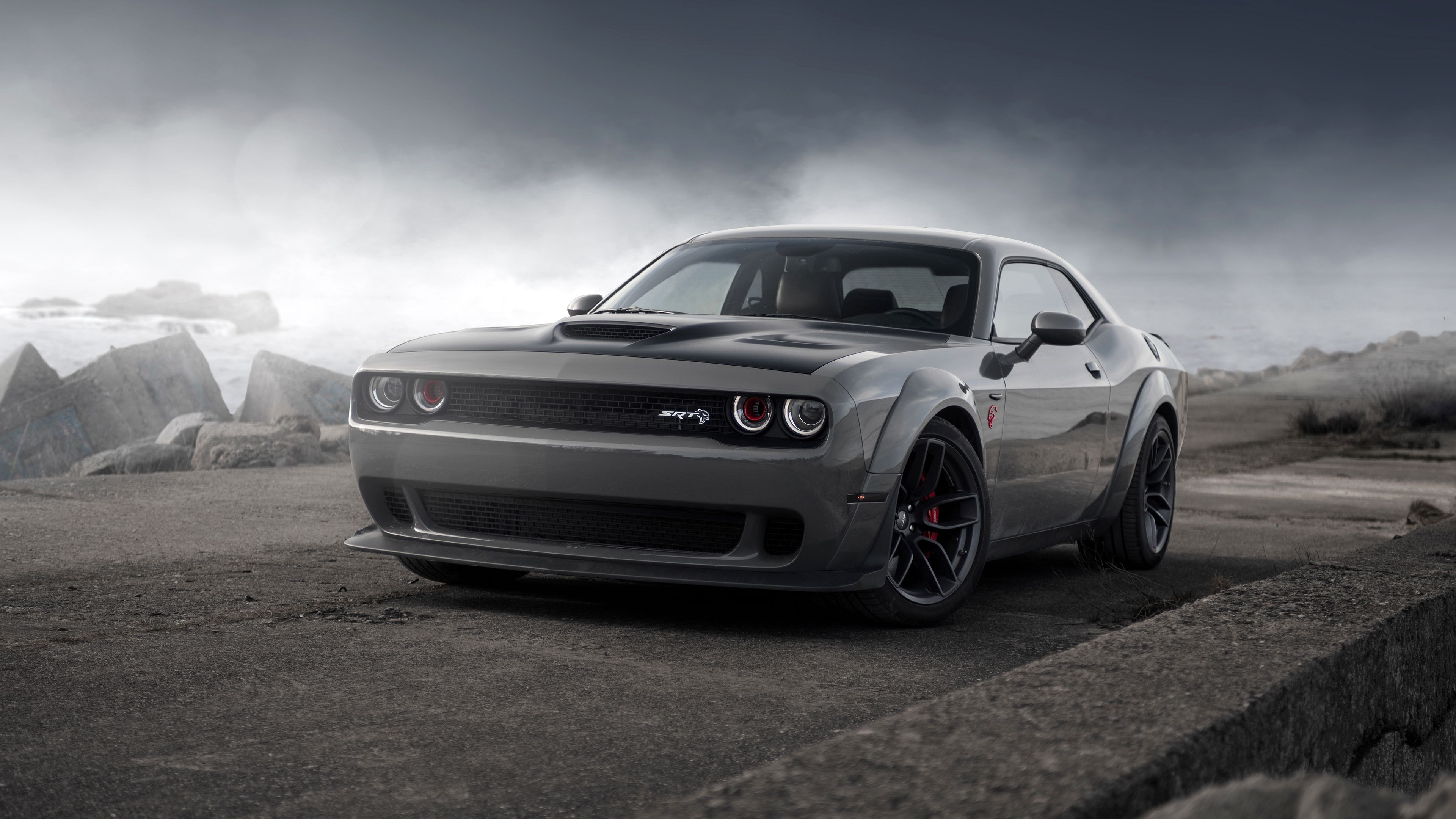 Dodge Hellcat 4K Wallpaper