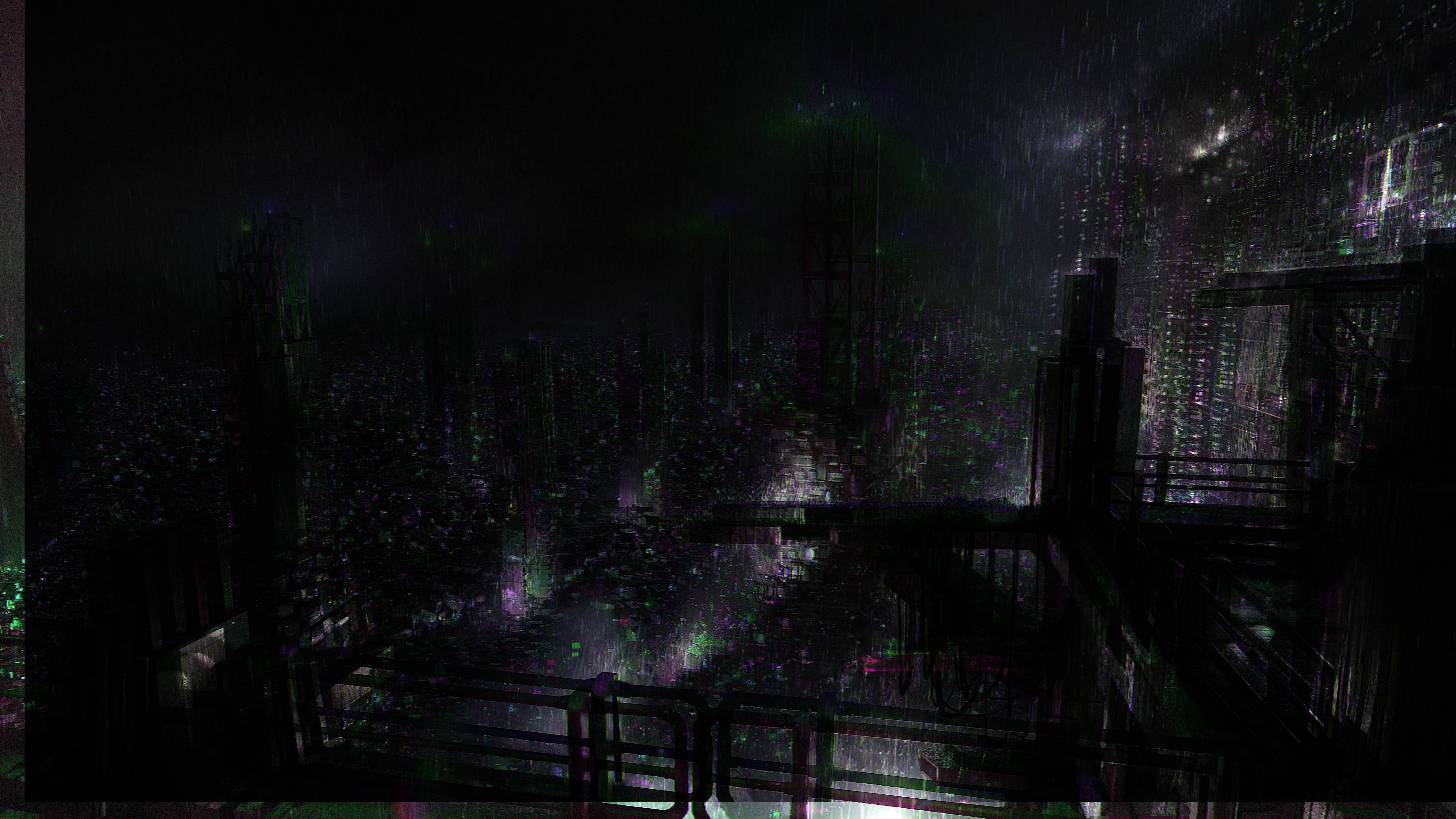 Dark Cyberpunk Wallpaper Free Dark Cyberpunk Background