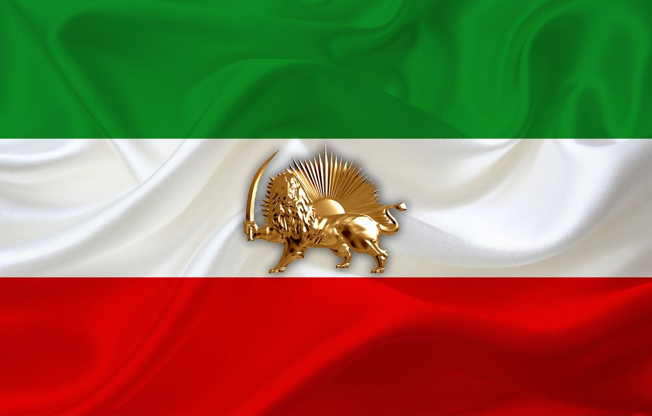 Wallpaper Flag, Iran, Mek, Ncri, Lion And Sun, Pmoi, Old Flag Iran Image For Desktop, Section текстуры