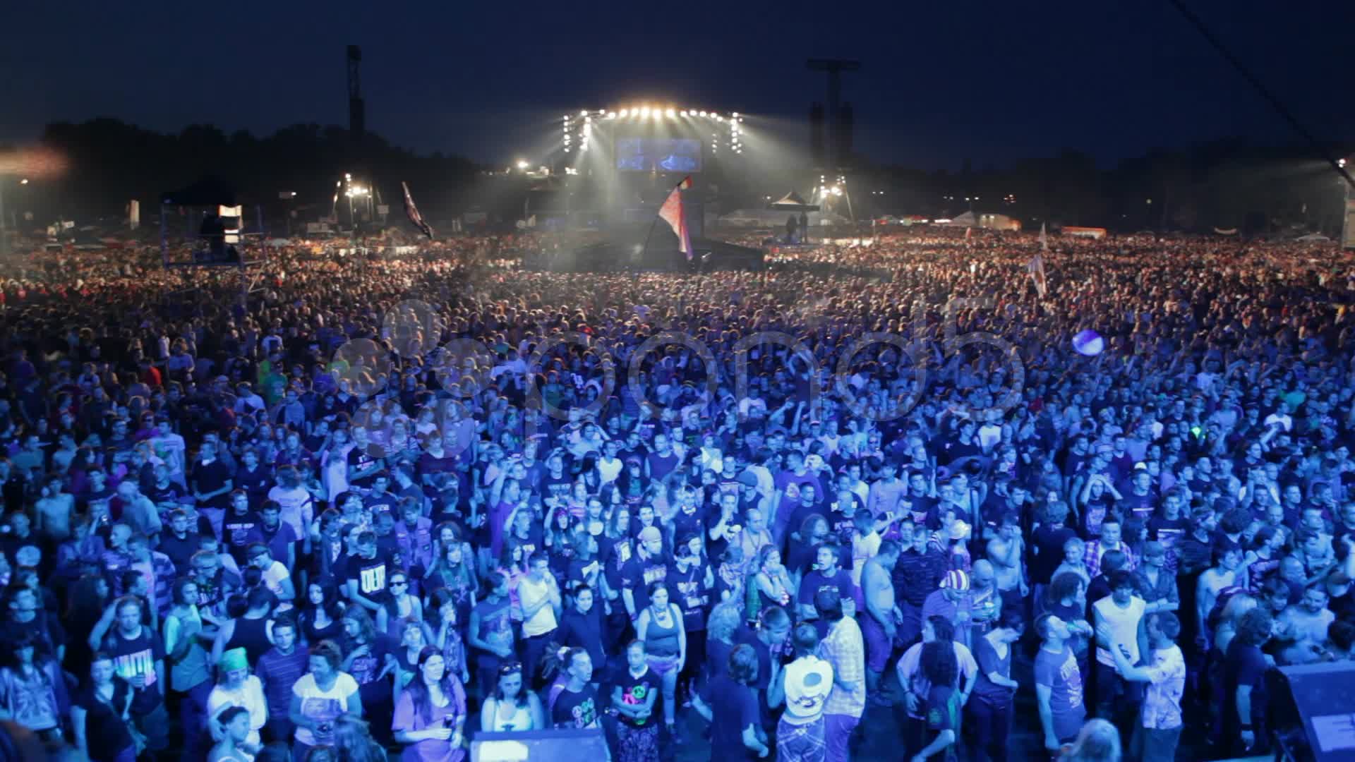 Concert Crowd Background