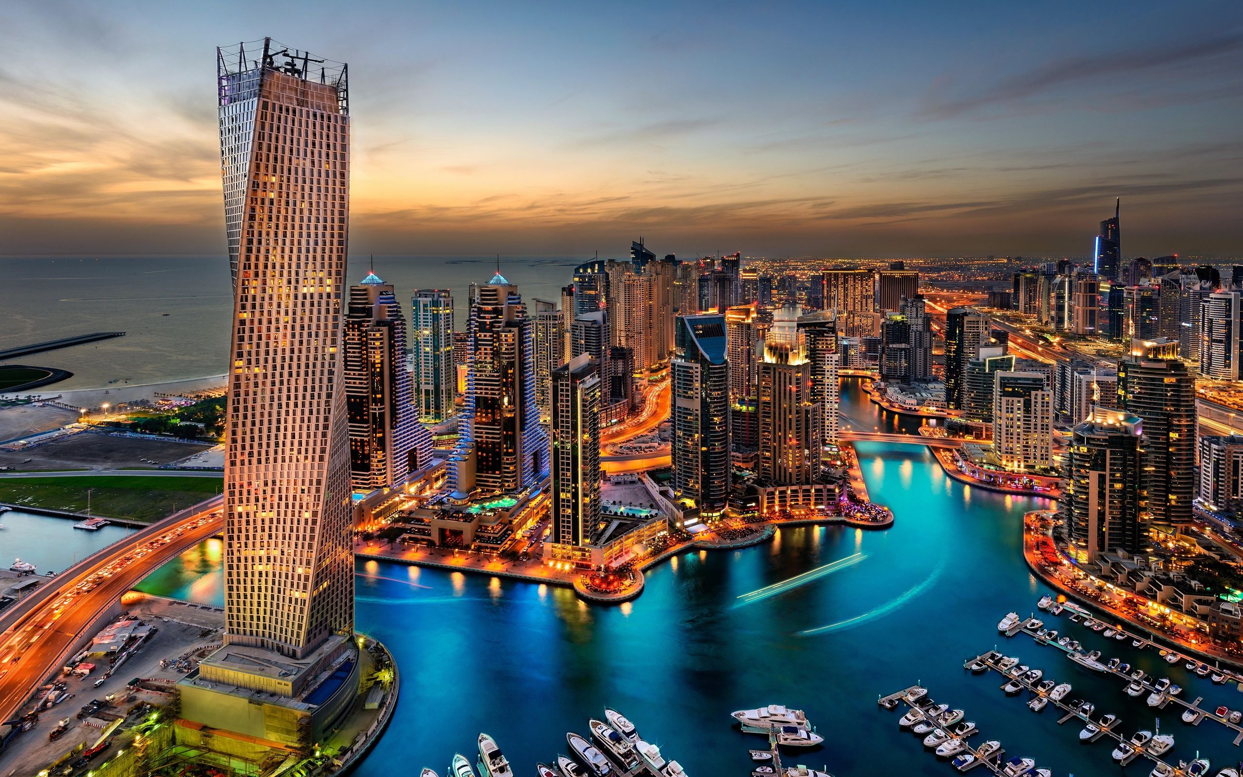 Dubai Marina Wallpaper Download for your Desktop, Tablet or Phone