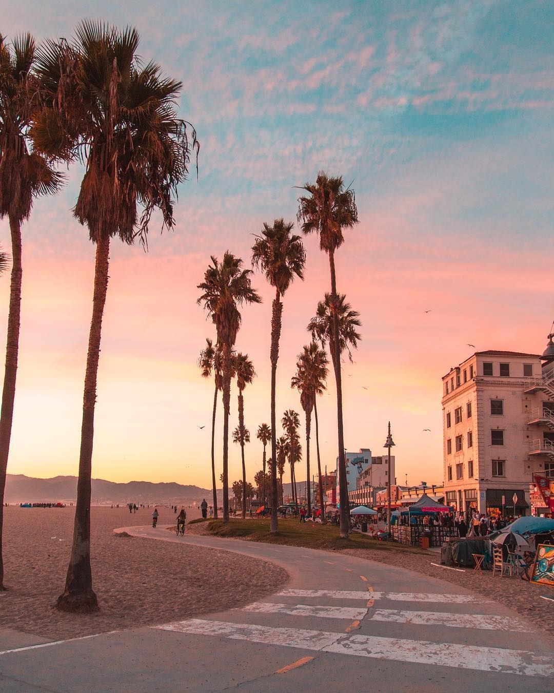 Venice Beach Sunset Wallpaper