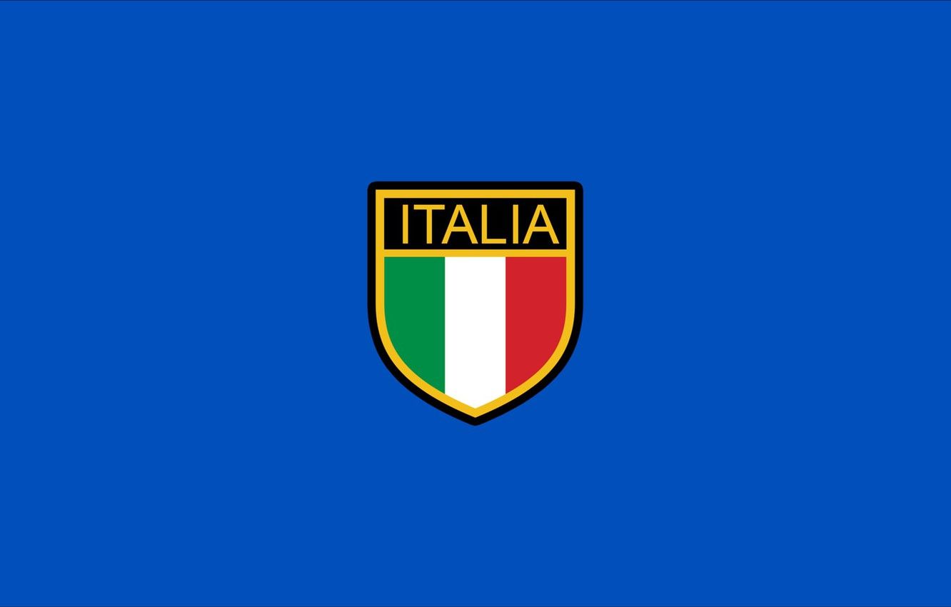 Wallpaper logo, italia, style, blue, tricolor, national, italy, flag, italy national team, backgroud image for desktop, section текстуры