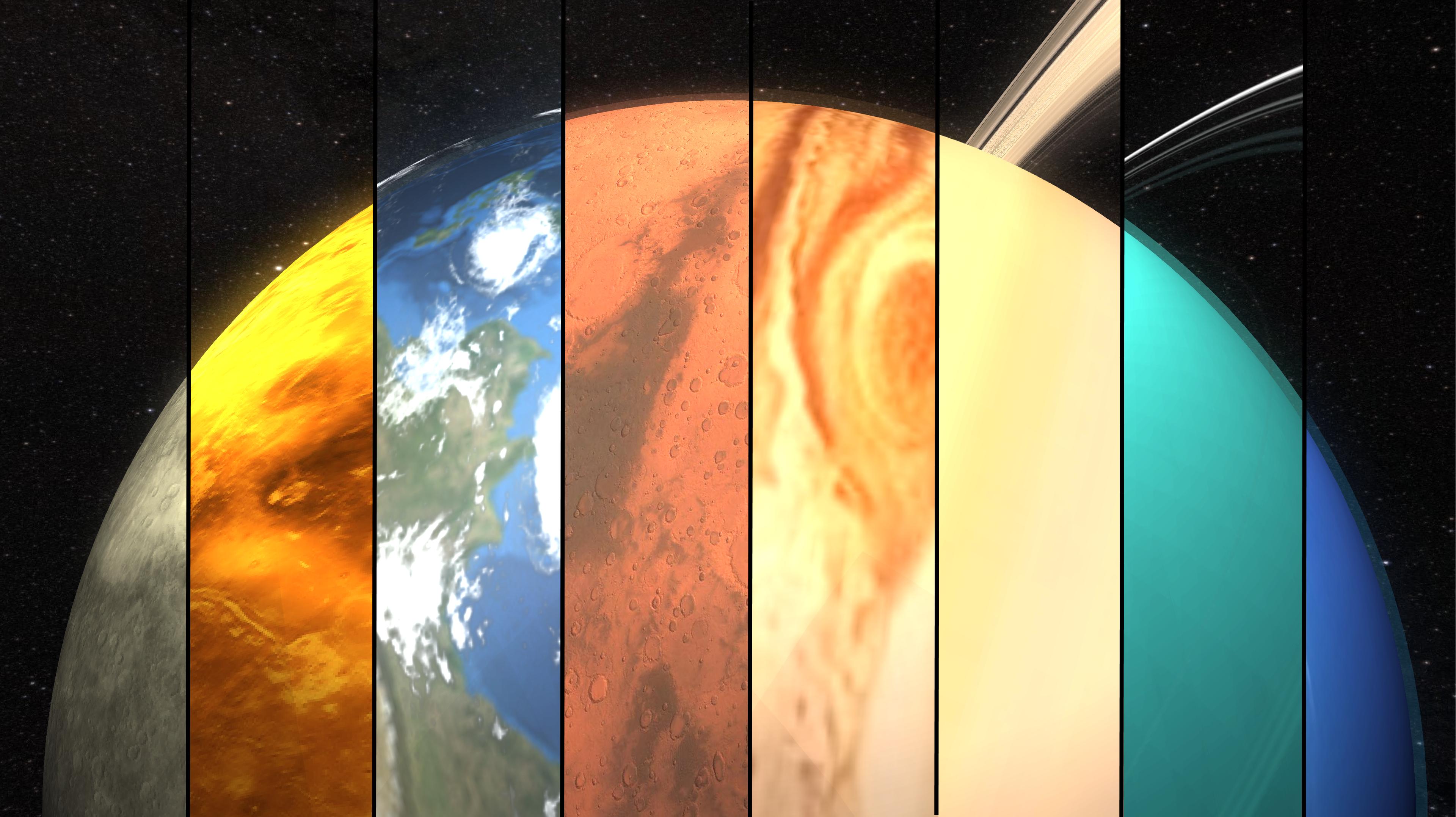 4K Solar System Planets Wallpapers. 