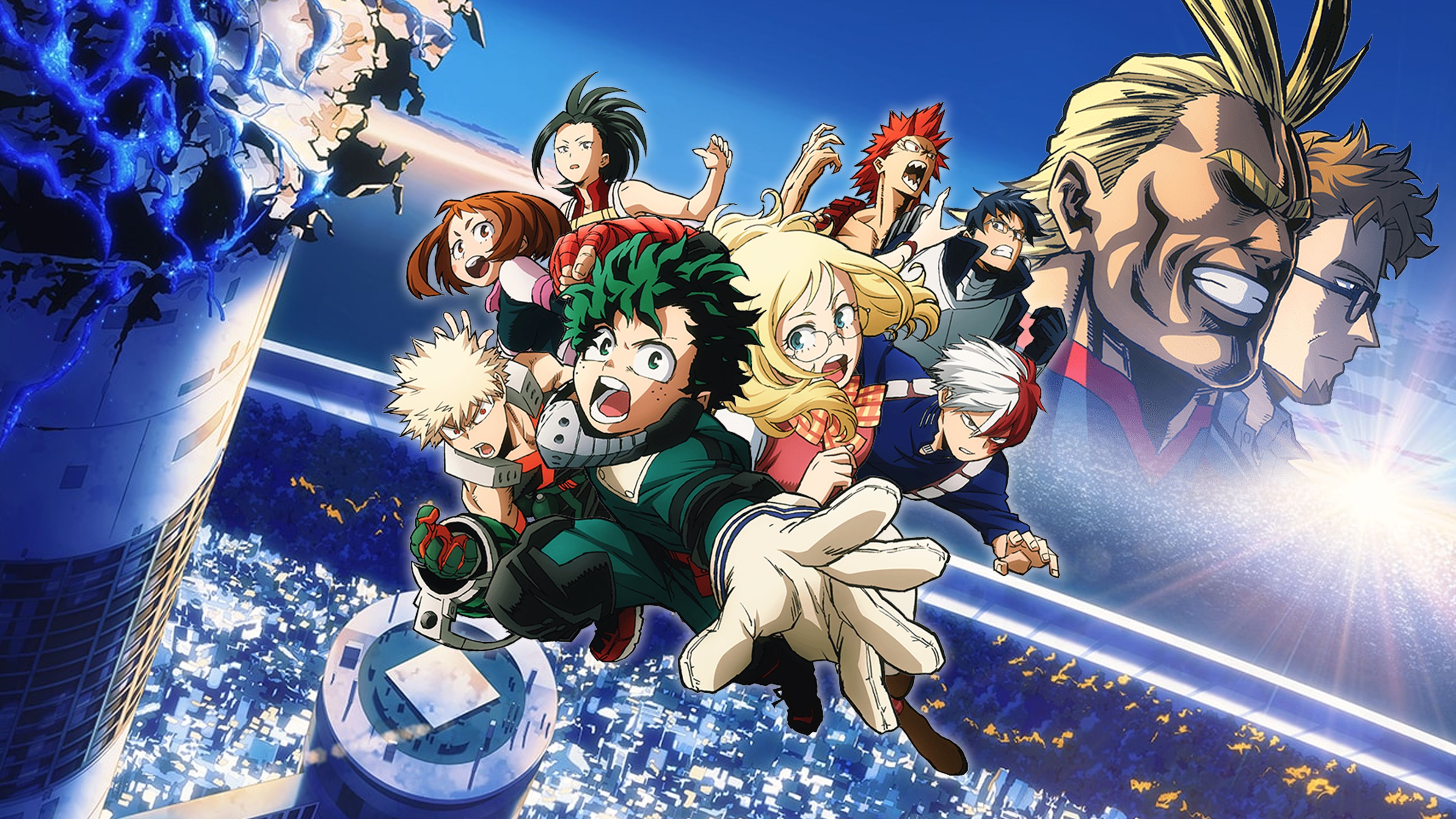 My Hero Academia, Two Heroes 4k Ultra HD Wallpaper