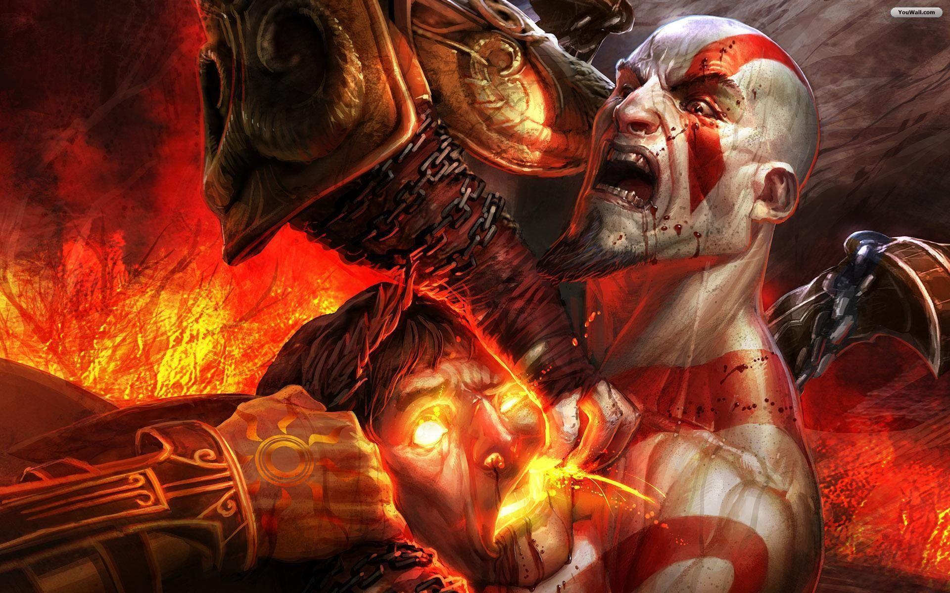 God of War 3D Wallpaper