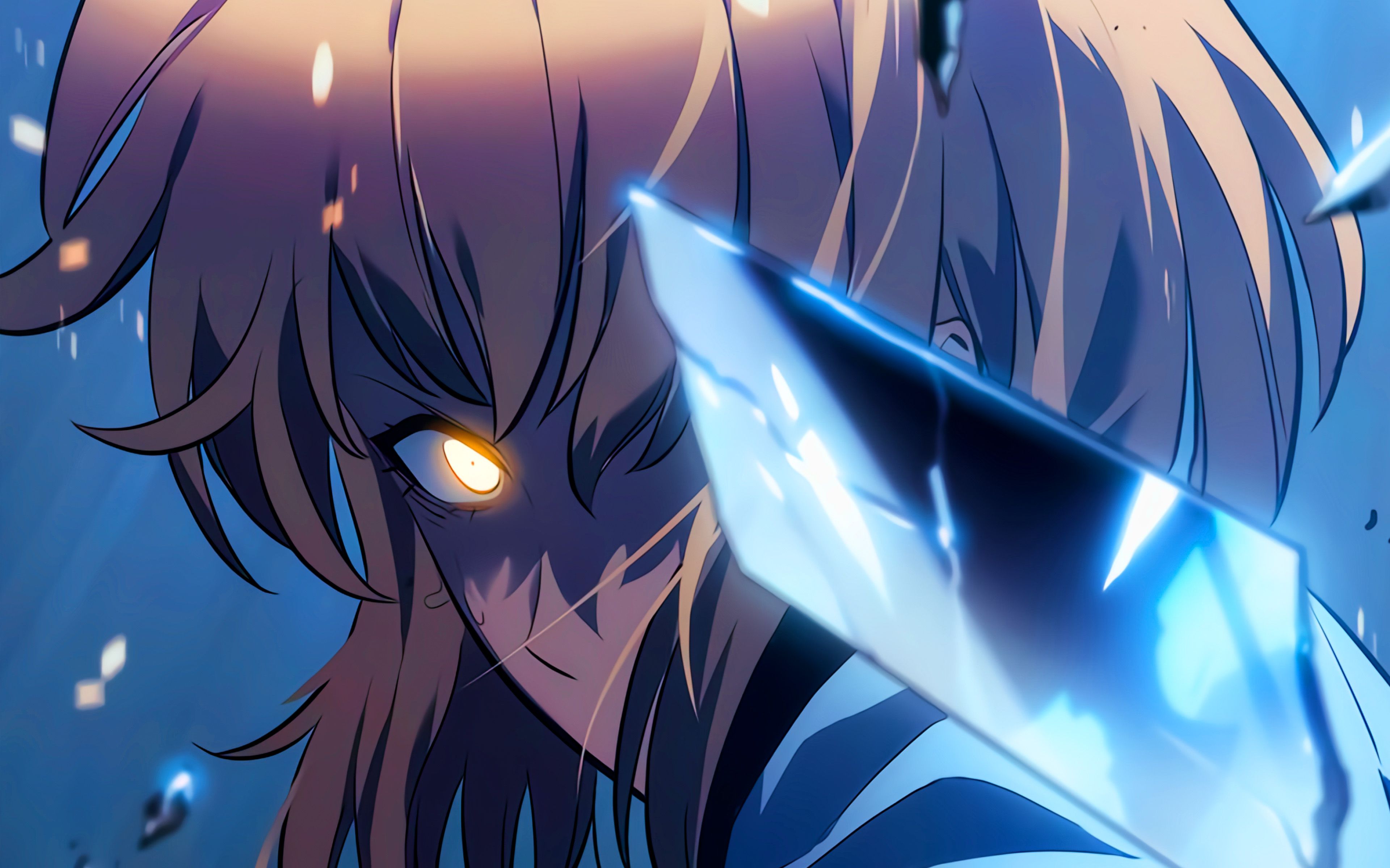 Download Wallpaper Cha Hae In, 4k, Vice Guild Master, Manga, Solo Leveling, Swork, Artwork For Desktop With Resolution 3840x2400. High Quality HD Picture Wallpaper