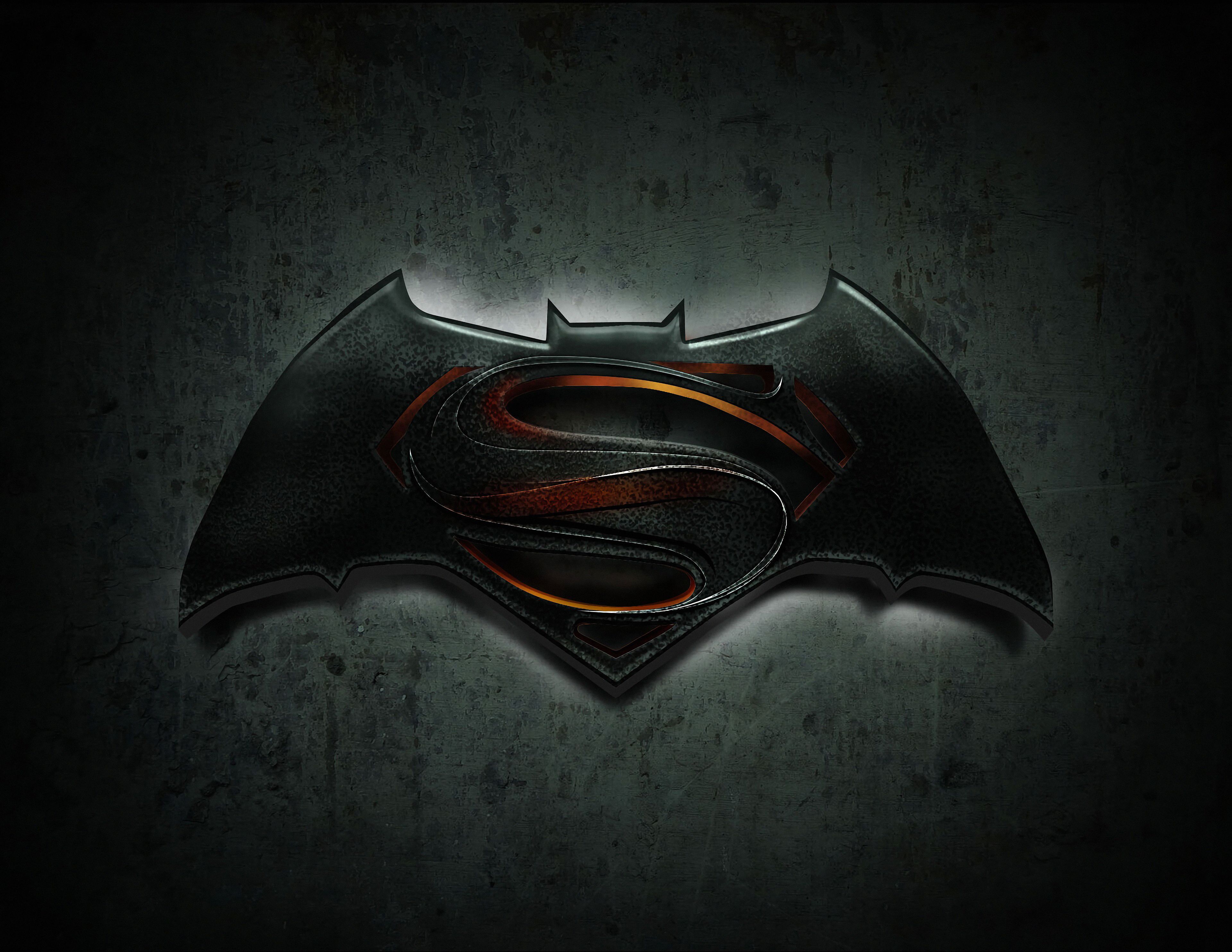 Batman Superman Logo 4k 1366x768 Resolution HD 4k Wallpaper, Image, Background, Photo and Picture