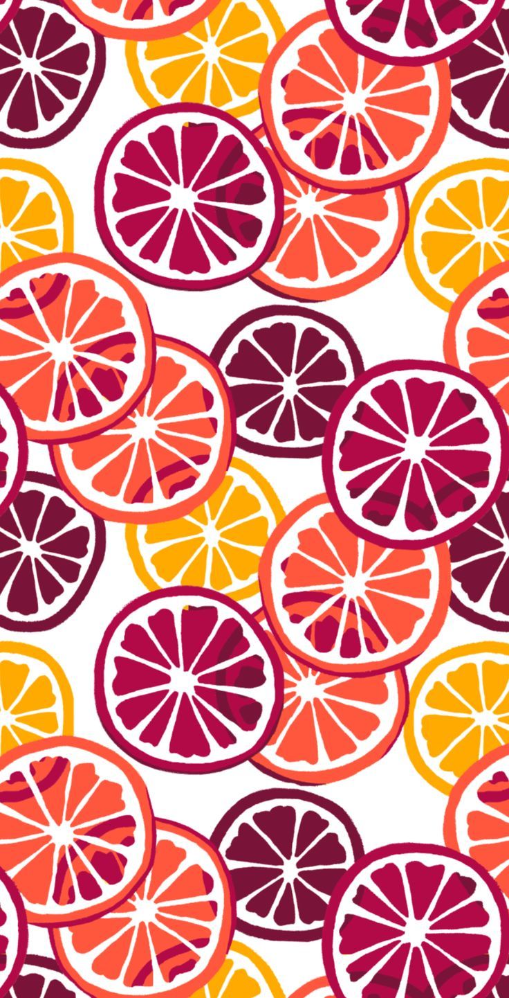 CITRUS PATTERN. iPhone background wallpaper, Cute patterns wallpaper, Fruit wallpaper