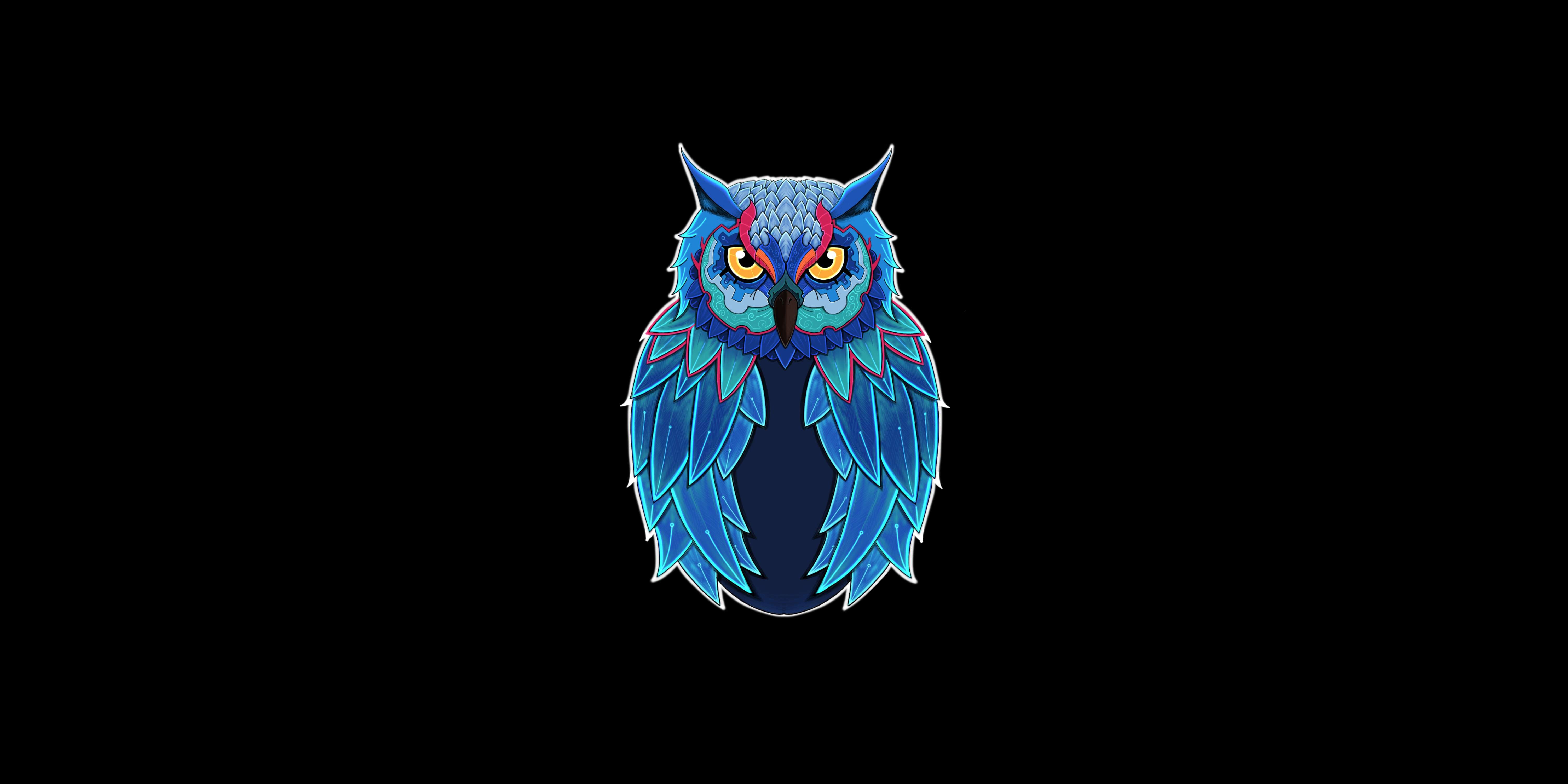 Dark Owl Phone Wallpaper