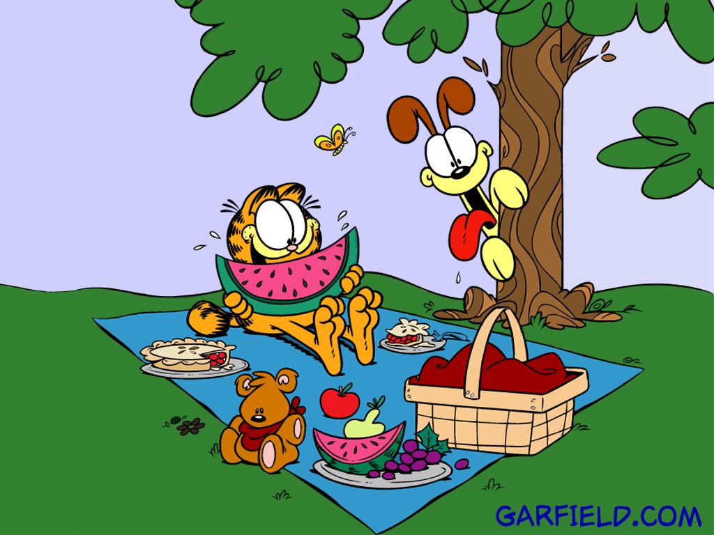 Garfield Summer Wallpaper