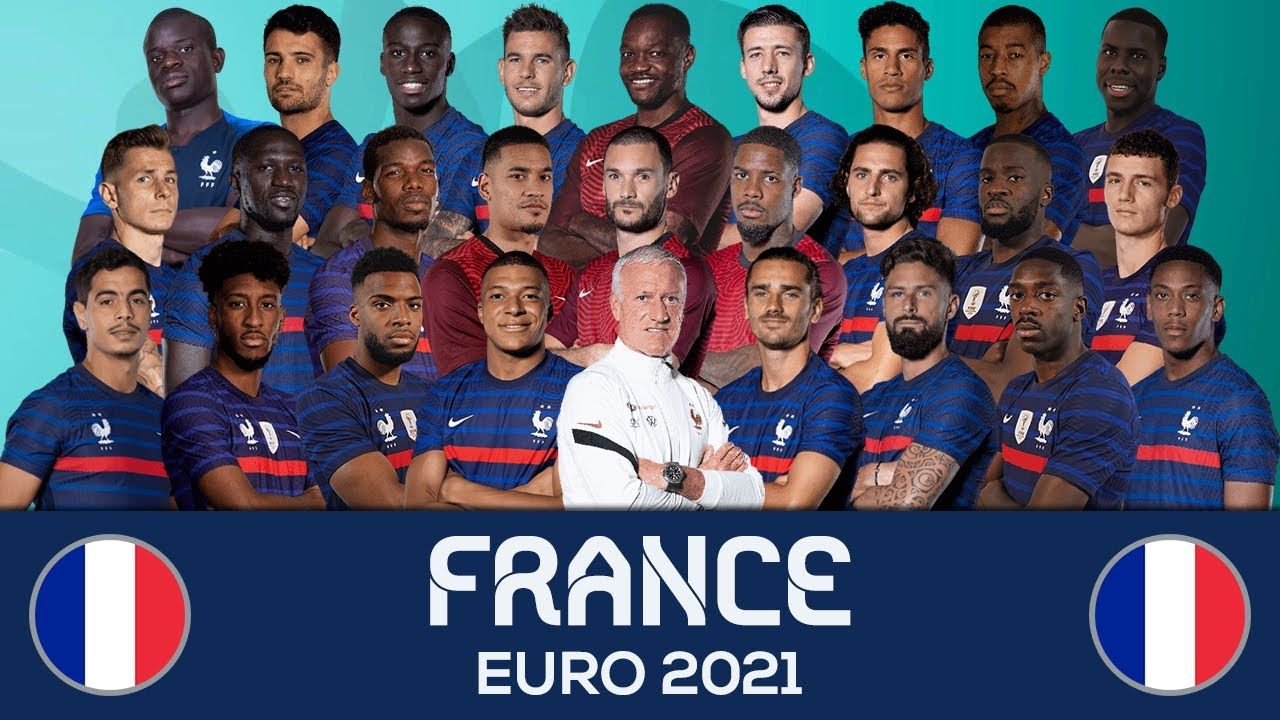 FRANCE SQUAD EURO 2021