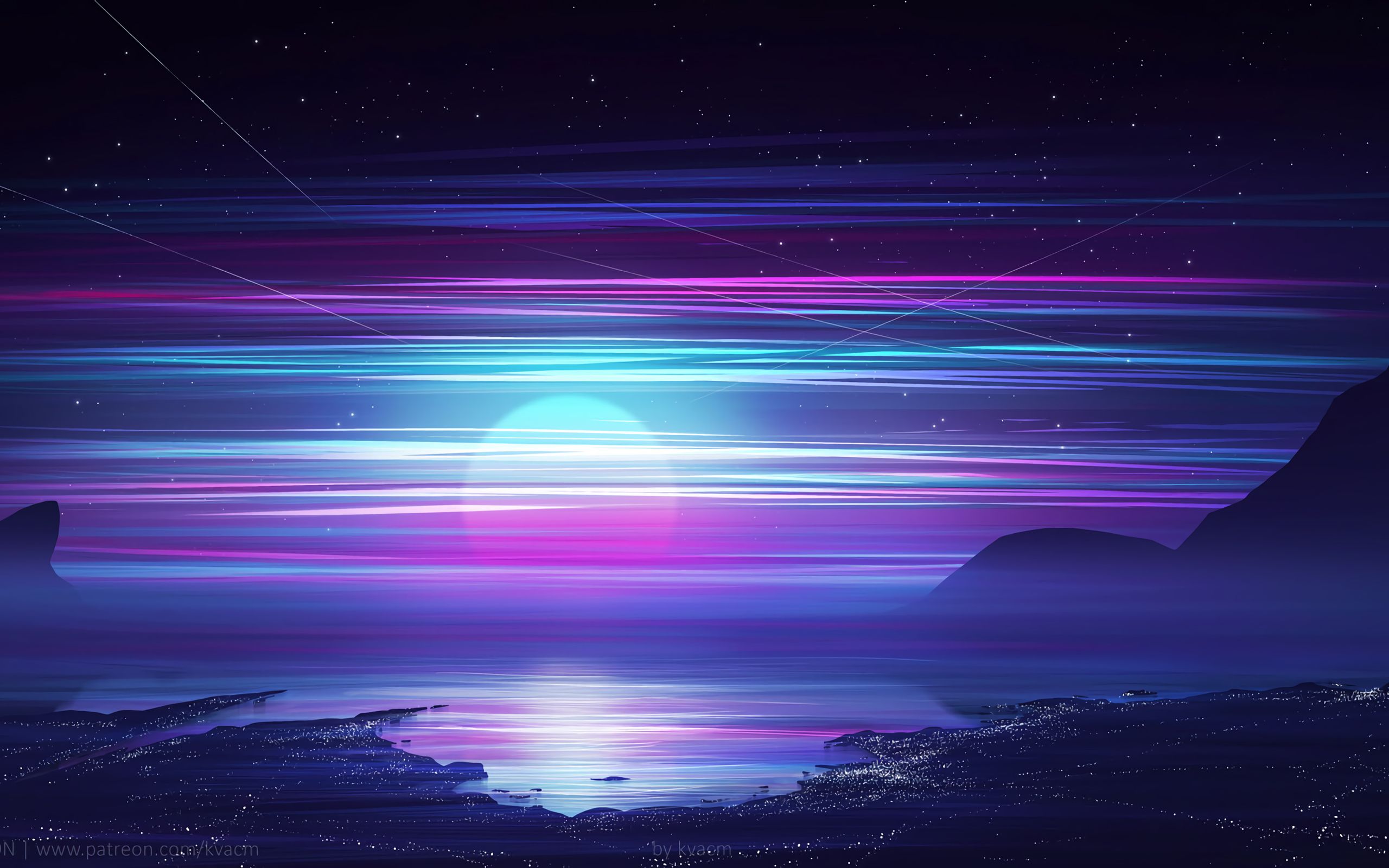 Synthwave Of Retro Night 2560x1600 Resolution HD 4k Wallpaper, Image, Background, Photo and Picture