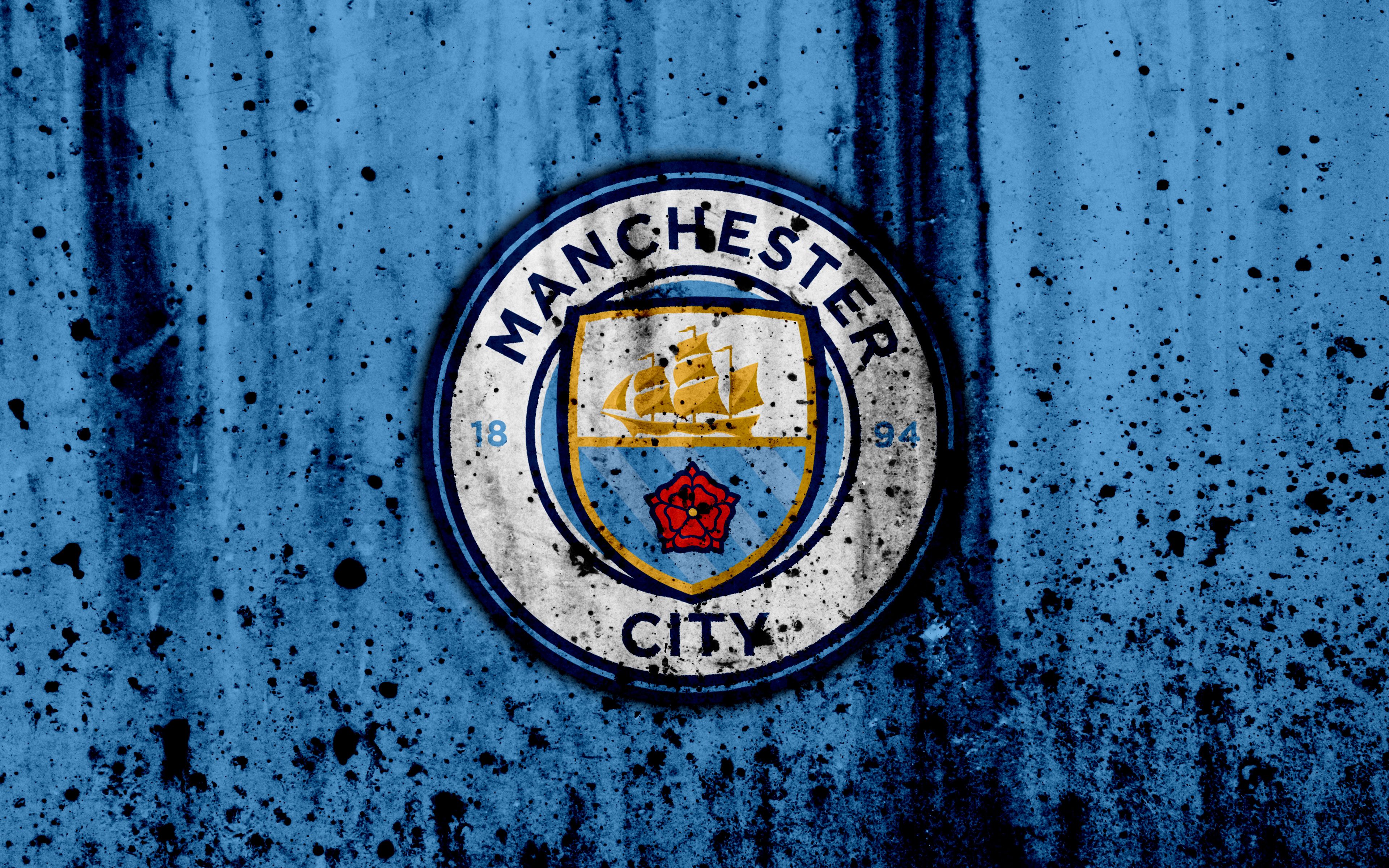 Manchester City Logo 4k Ultra HD Wallpaper. Background Imagex2400