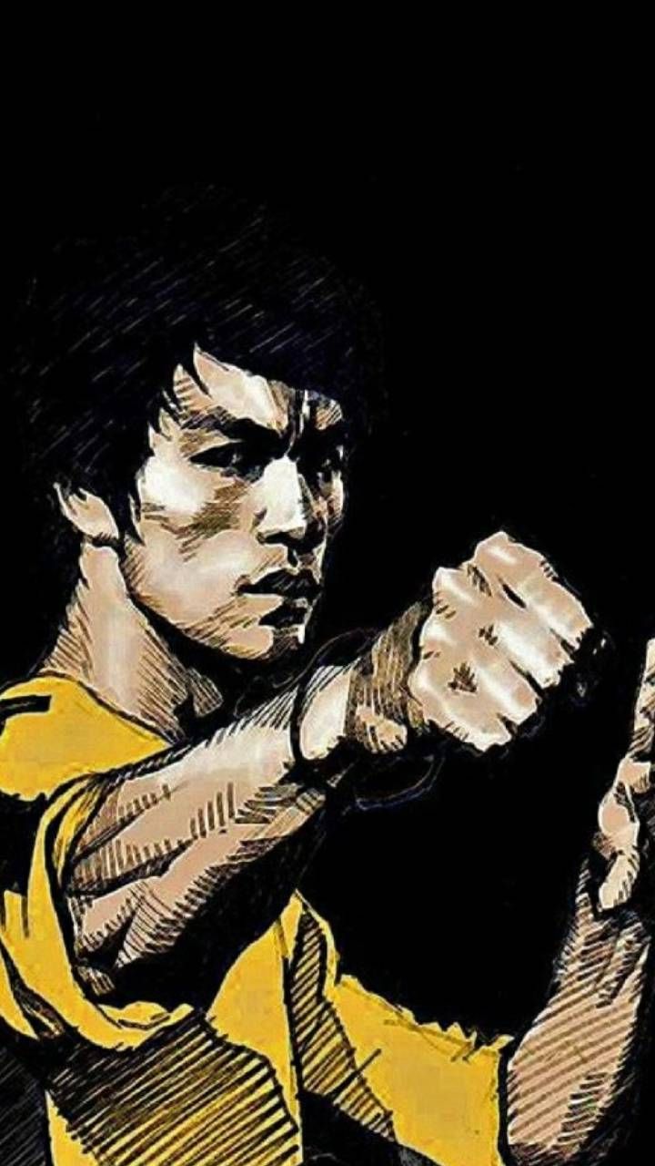 Bruce Lee Kung Fu Artwork Actor for Samsung Galaxy iPhone Wallpapers  Free Download