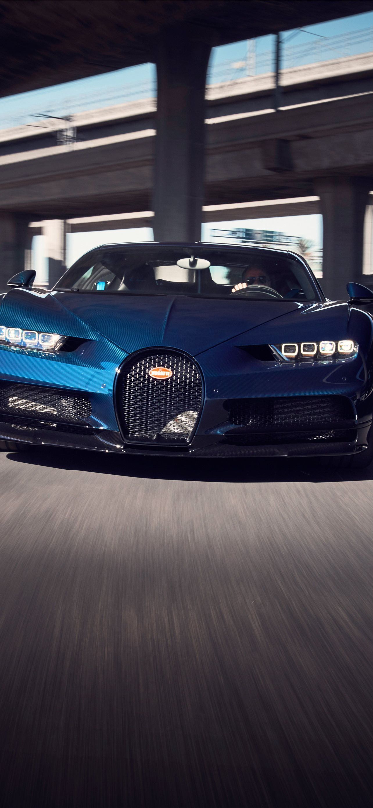 Blue Bugatti Chiron Pur Sport 2021 ID 7152 iPhone Wallpaper Free Download