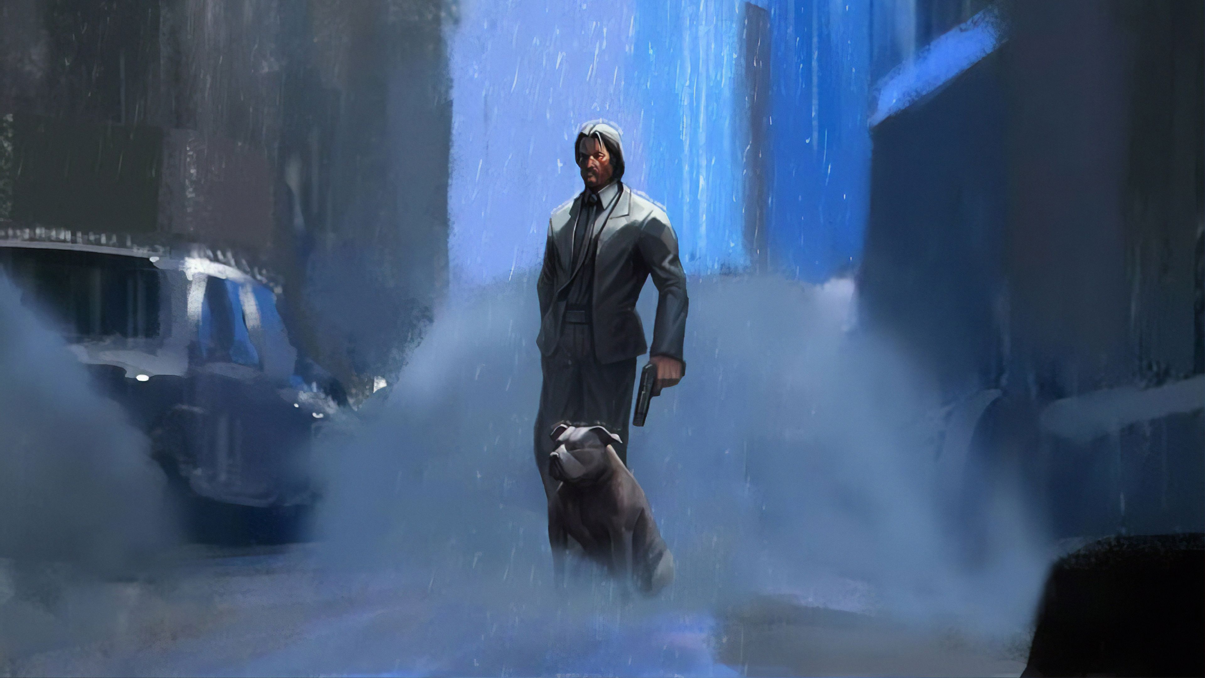 John Wick And The Dog