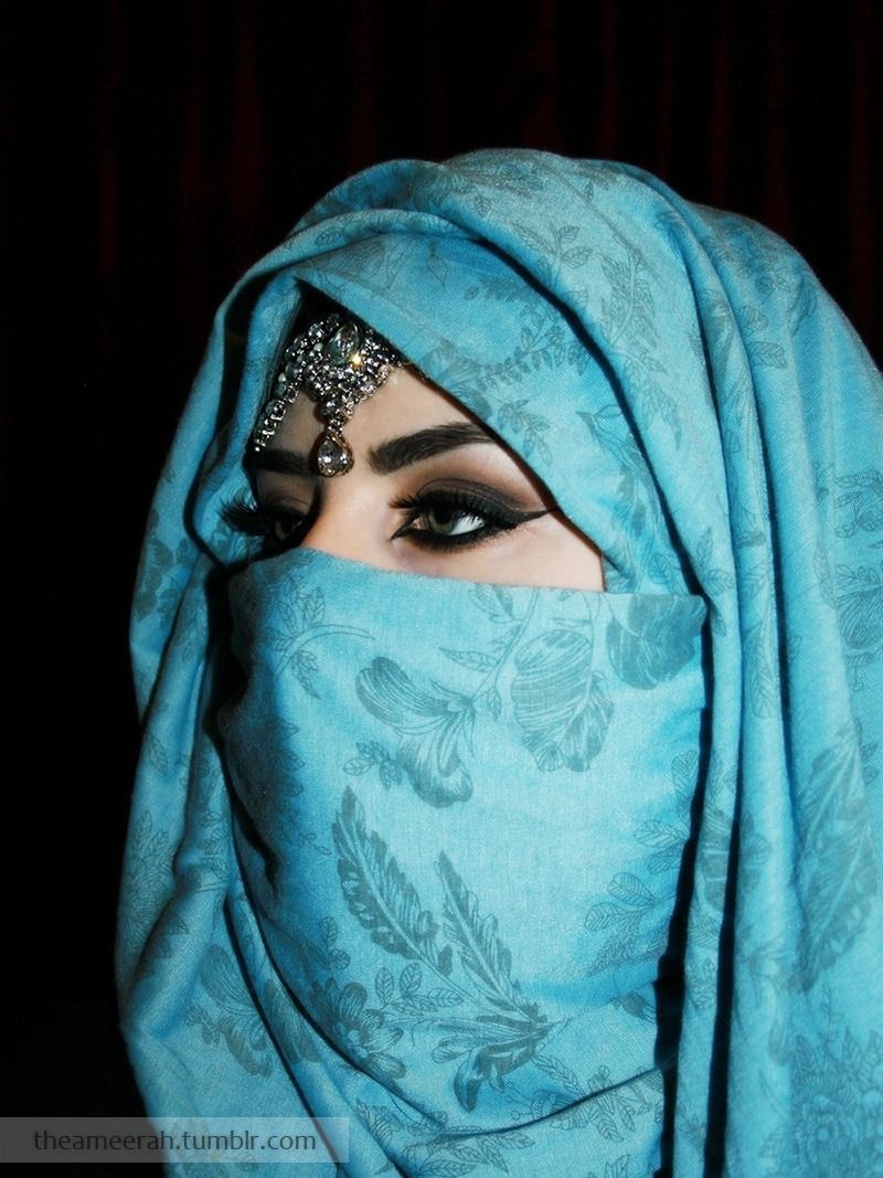 Beautiful Eyes Hijab Niqab HD Wallpaper