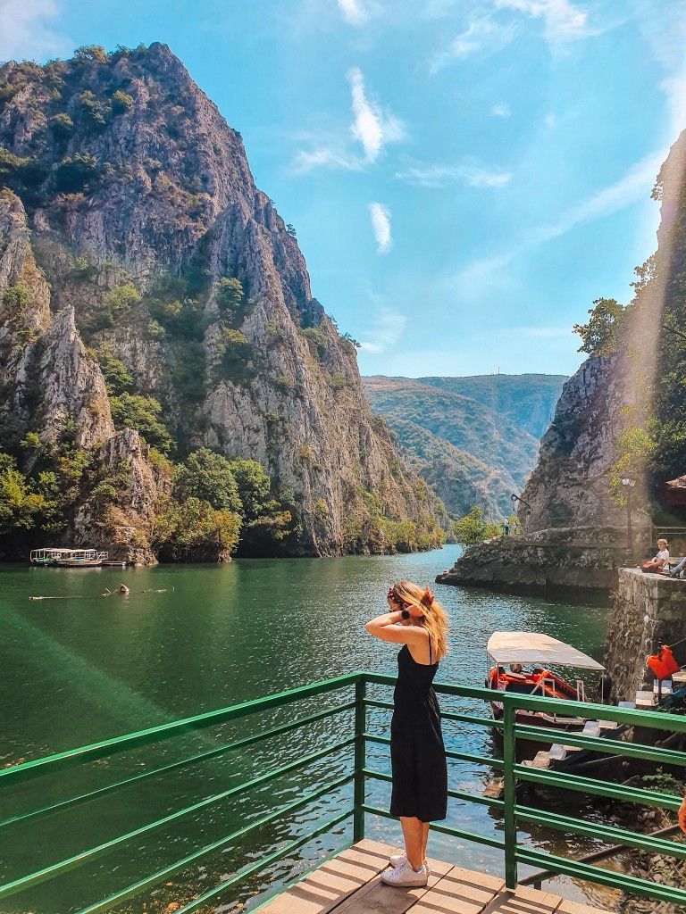 Matka Canyon Macedonia. Boat tours, Kayaking, Canyon