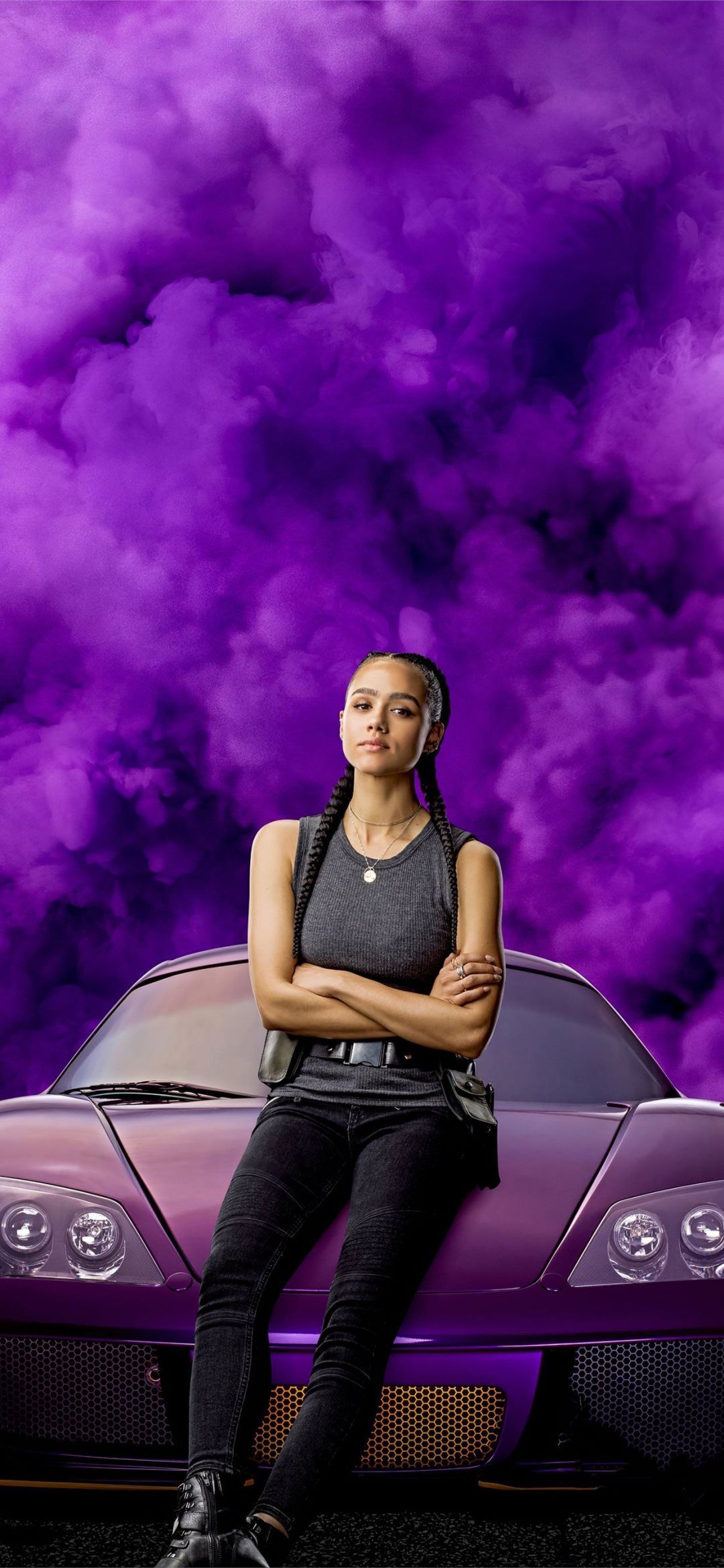 ramsey in fast and furious 9 2020 movie iPhone X Wallpaper Free / iPhone HD Wallpaper Background Download (1242x2688)