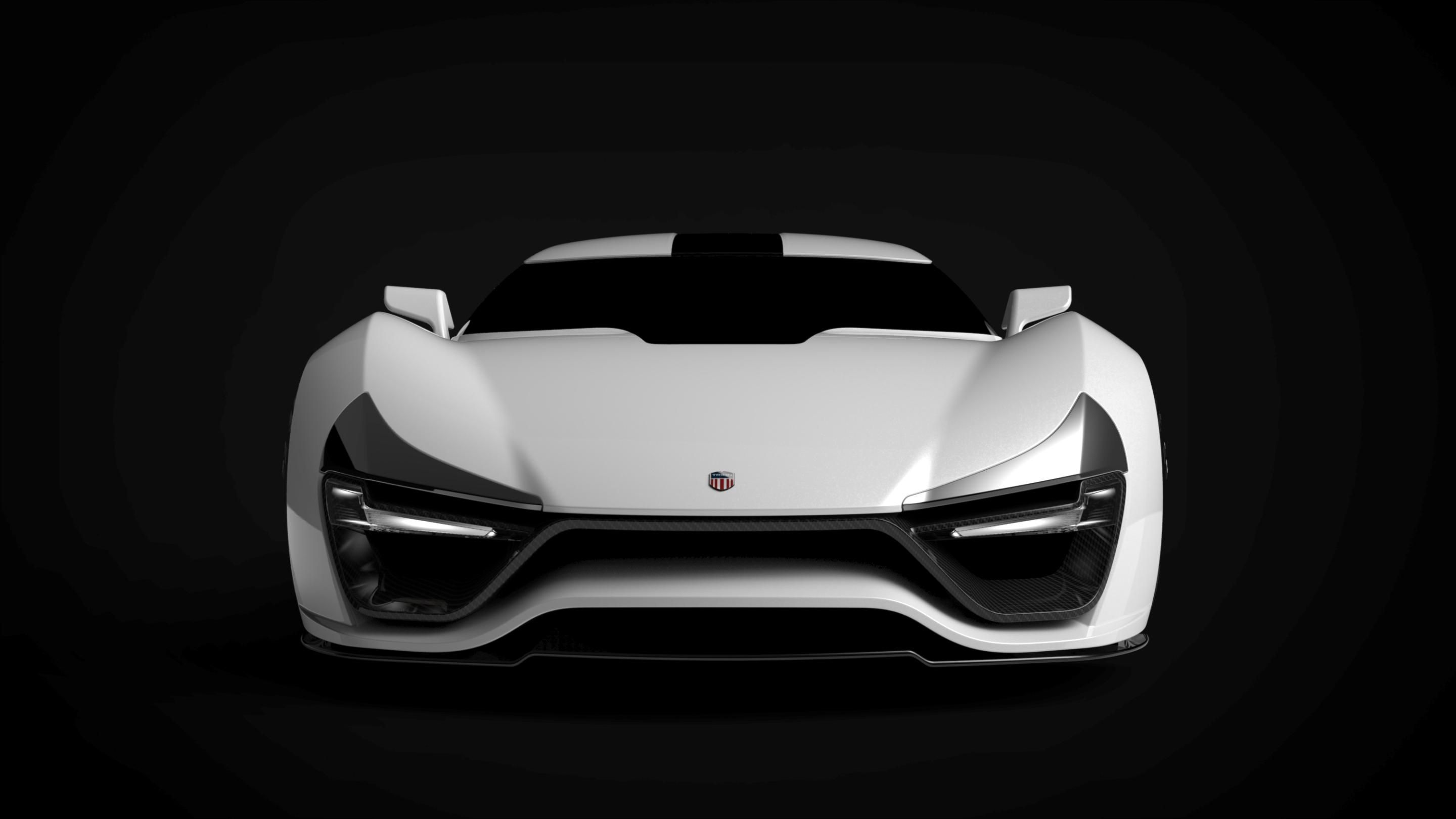 Trion Nemesis RR White Car Wallpaper