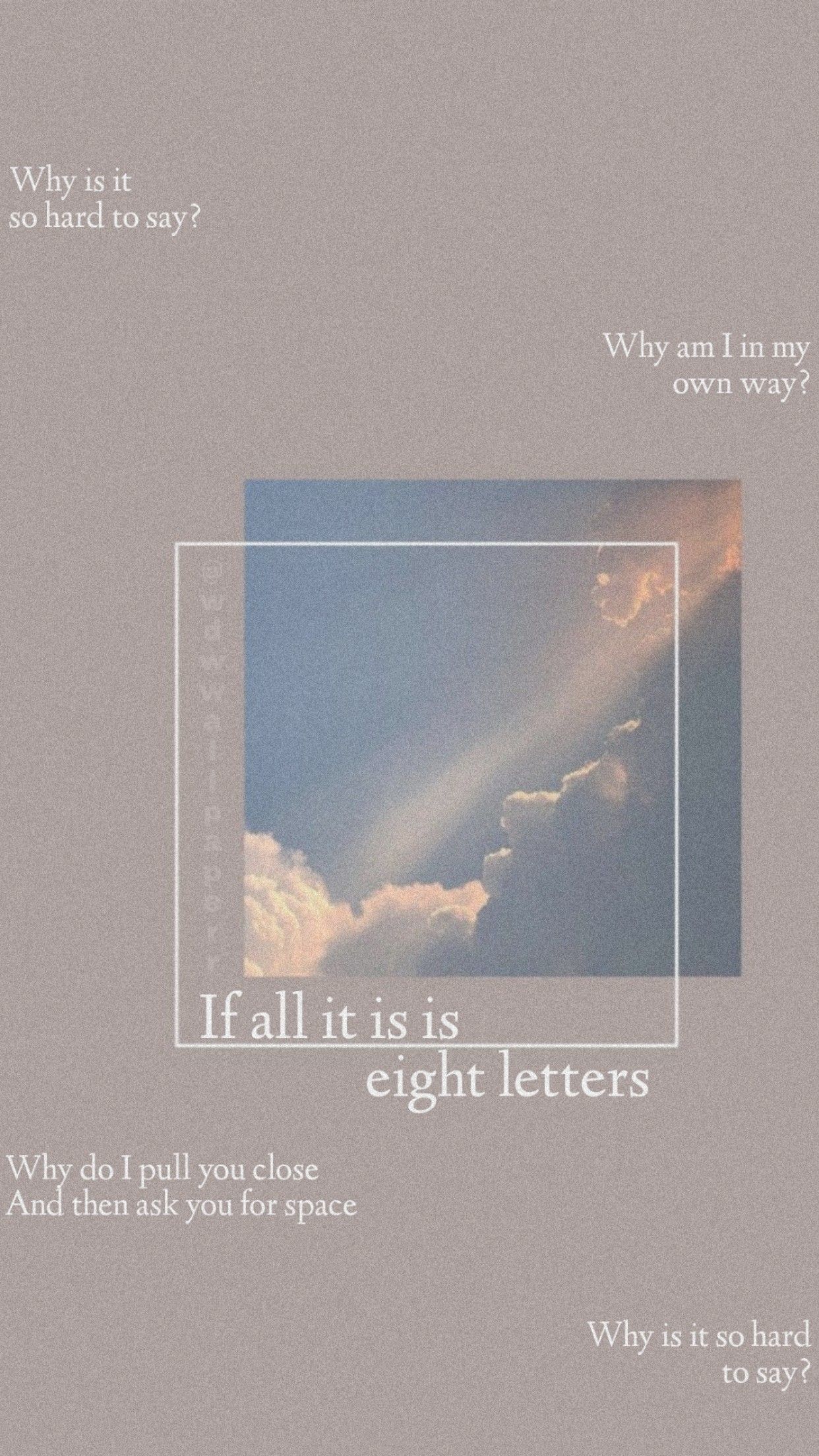 letters wallpaper Why don't we wallpaper. Aesthetic iphone wallpaper, Lock screen wallpaper, Lock screen wallpaper iphone