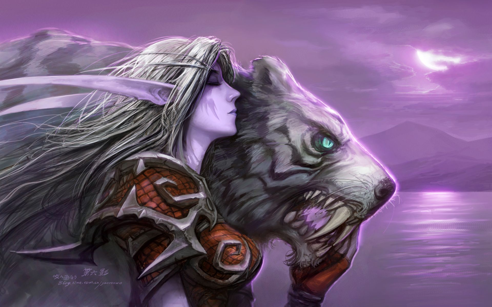 World Of Warcraft Hunter wallpaper high resolution. World of warcraft, Night elf, World of warcraft wallpaper