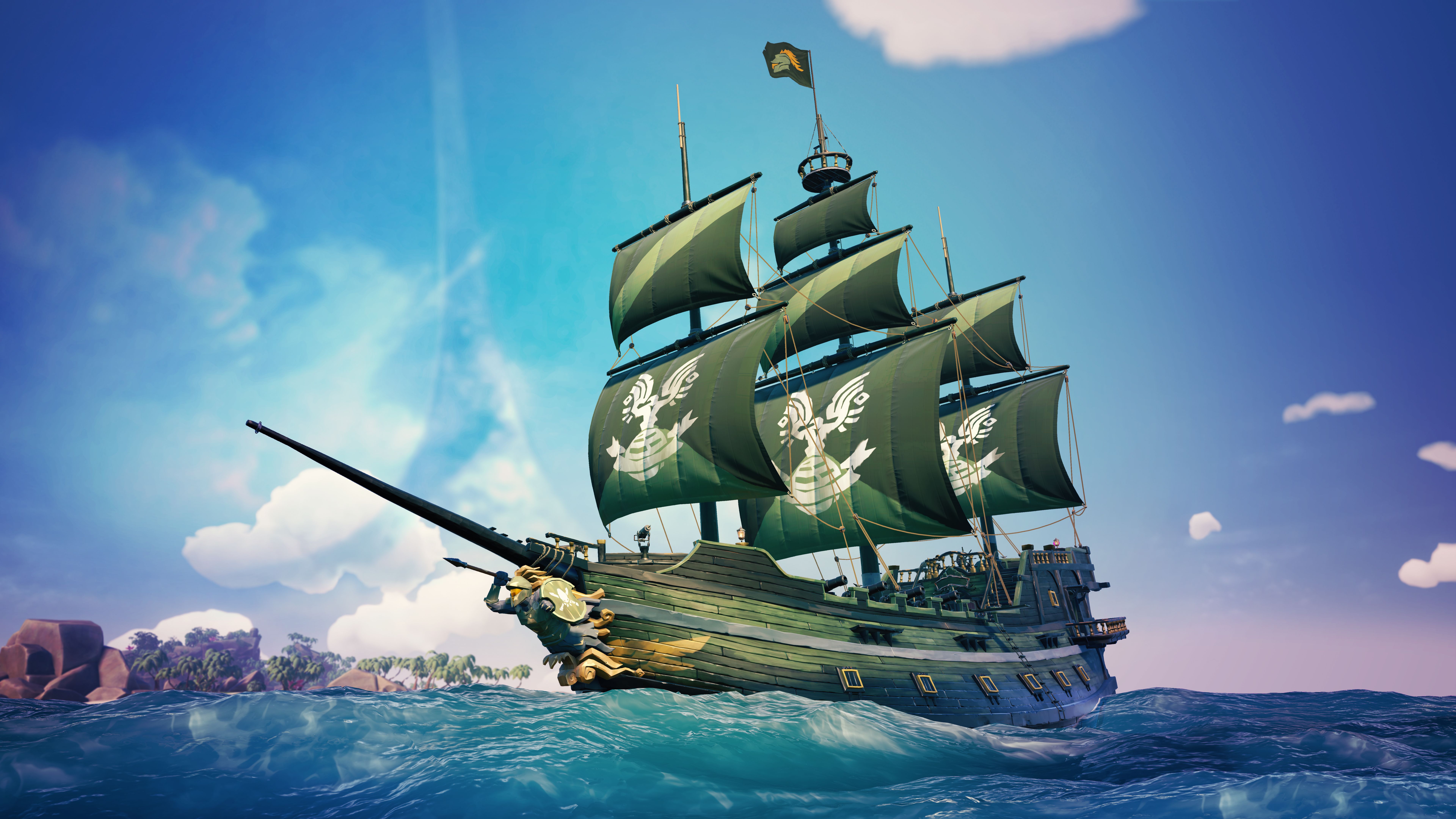 Sea Of Thieves Spartan Ship 8k, HD Games, 4k Wallpapers, Image, Backgroun.....