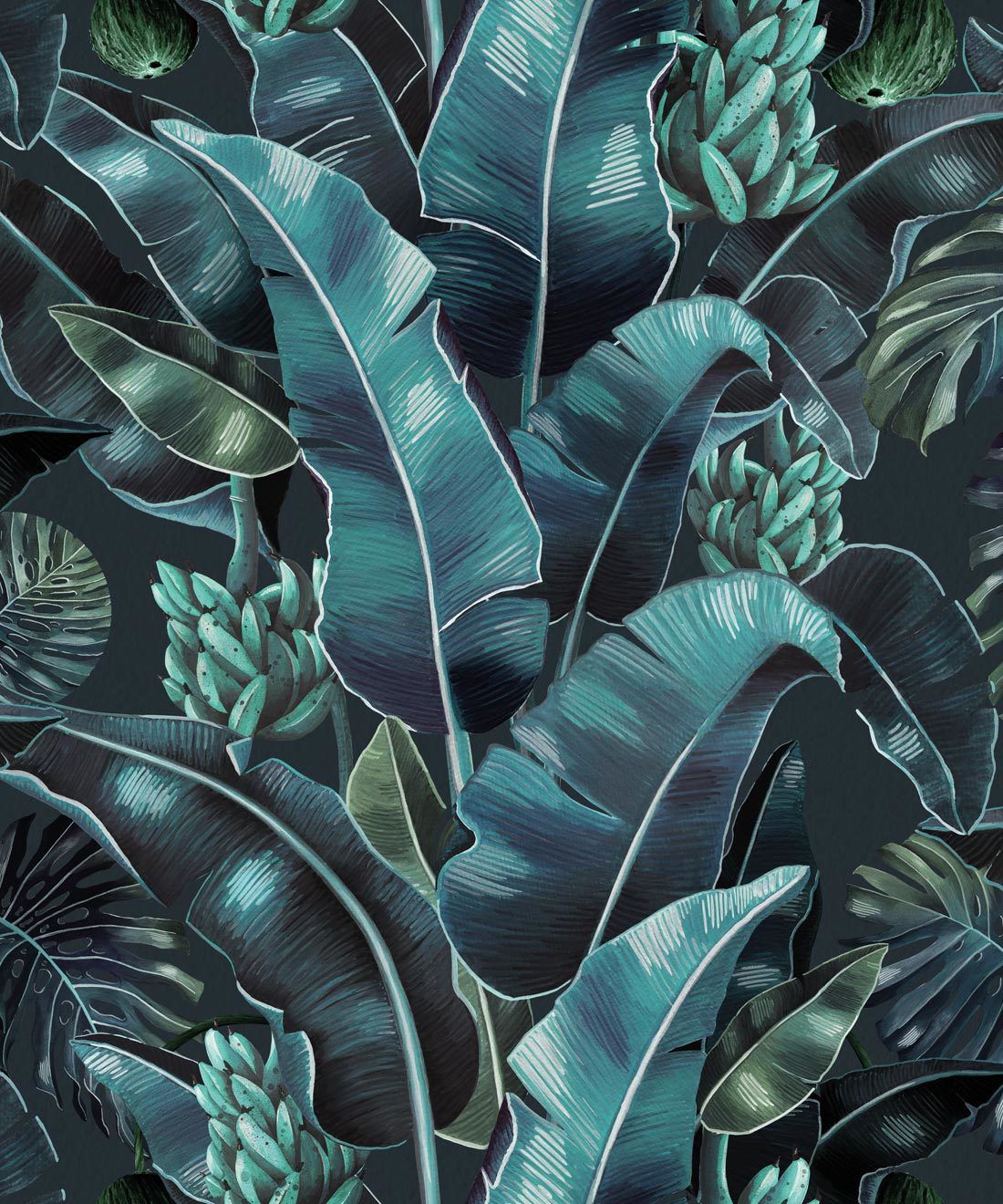 Kingdom Palm Wallpaper • Banana Leaf