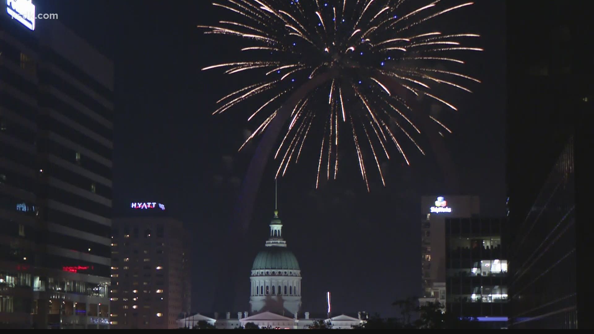 4th of July fireworks over the Arch return in 2021