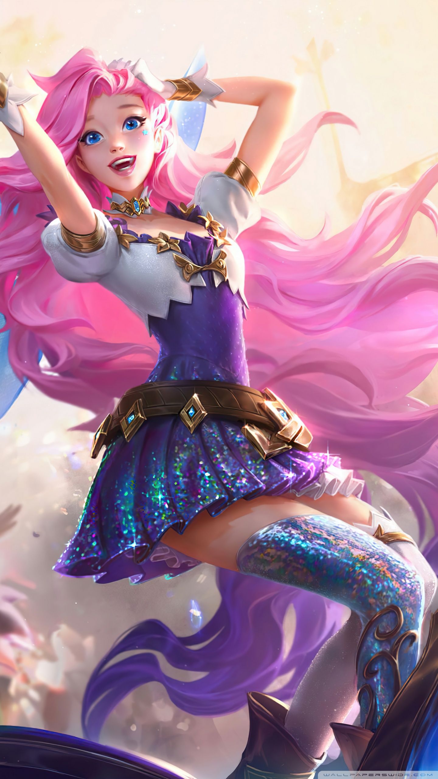 Seraphine Base Splash Art LoL Ultra HD Desktop Background Wallpaper for 4K UHD TV, Widescreen & UltraWide Desktop & Laptop, Tablet