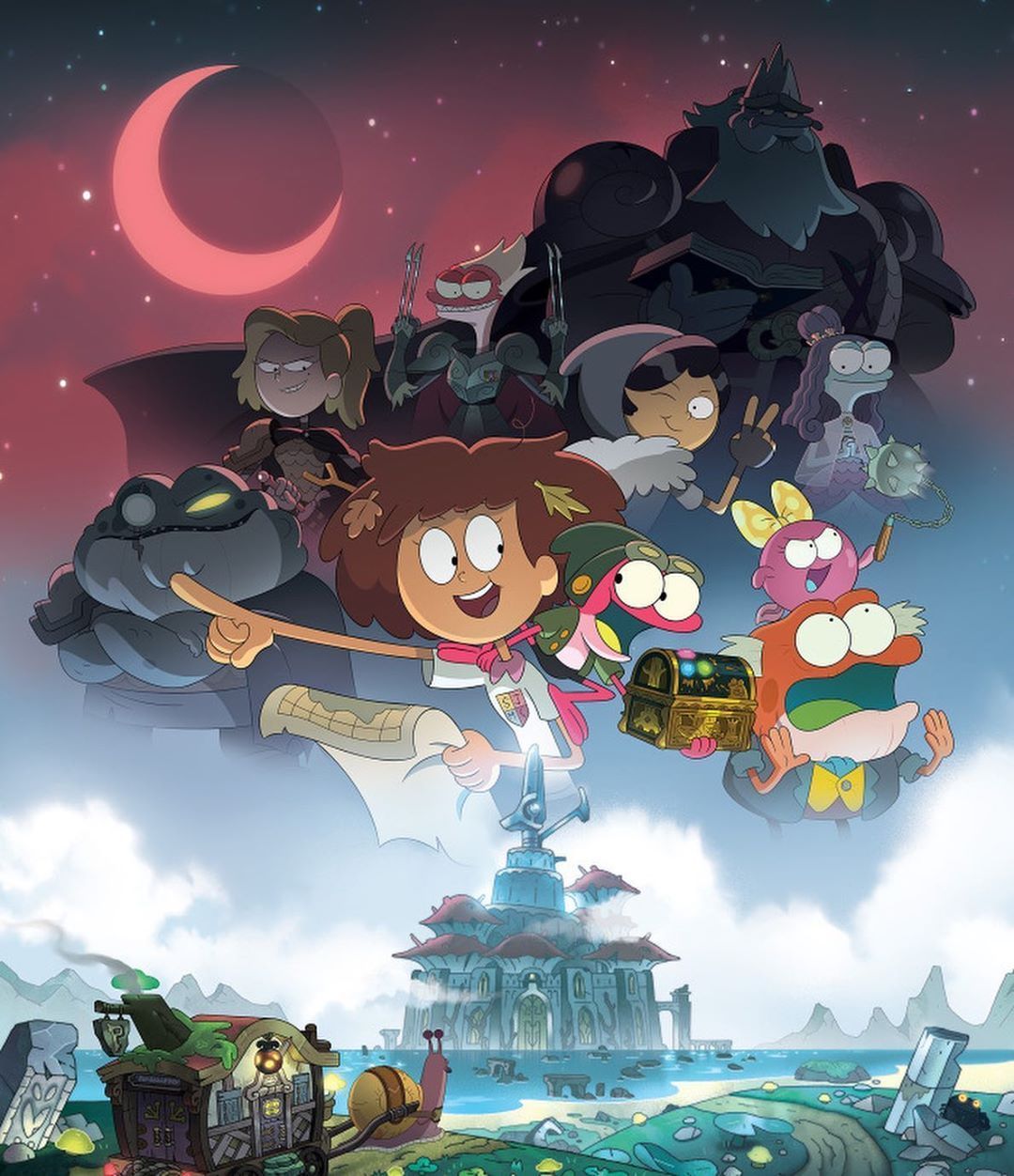 AMPHIBIA SEASON 2 POSTER!! Season 2 debuts on July 11th! It was also renewed for a third season!. Cartoon fan, Cartoon, Character inspiration