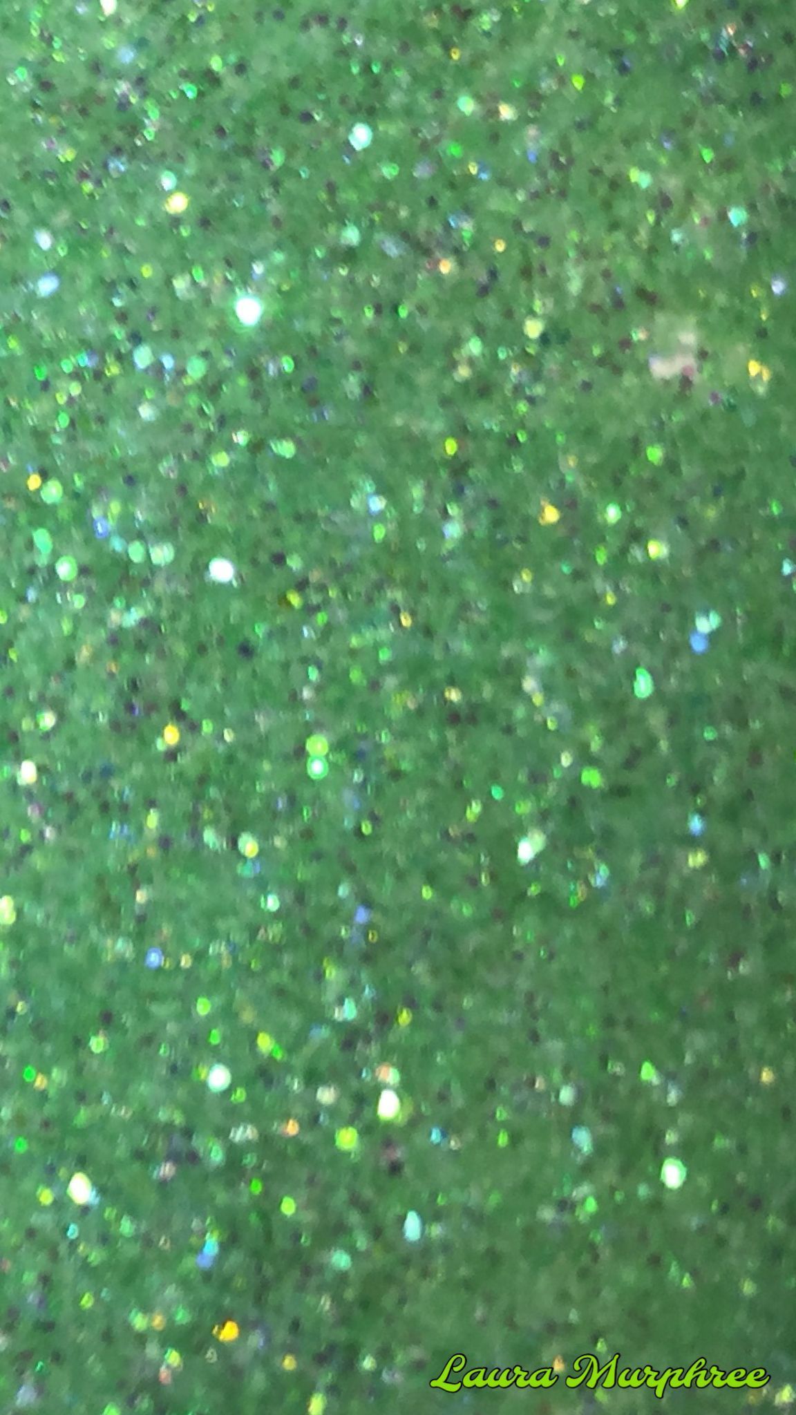 Green Glitter Wallpaper