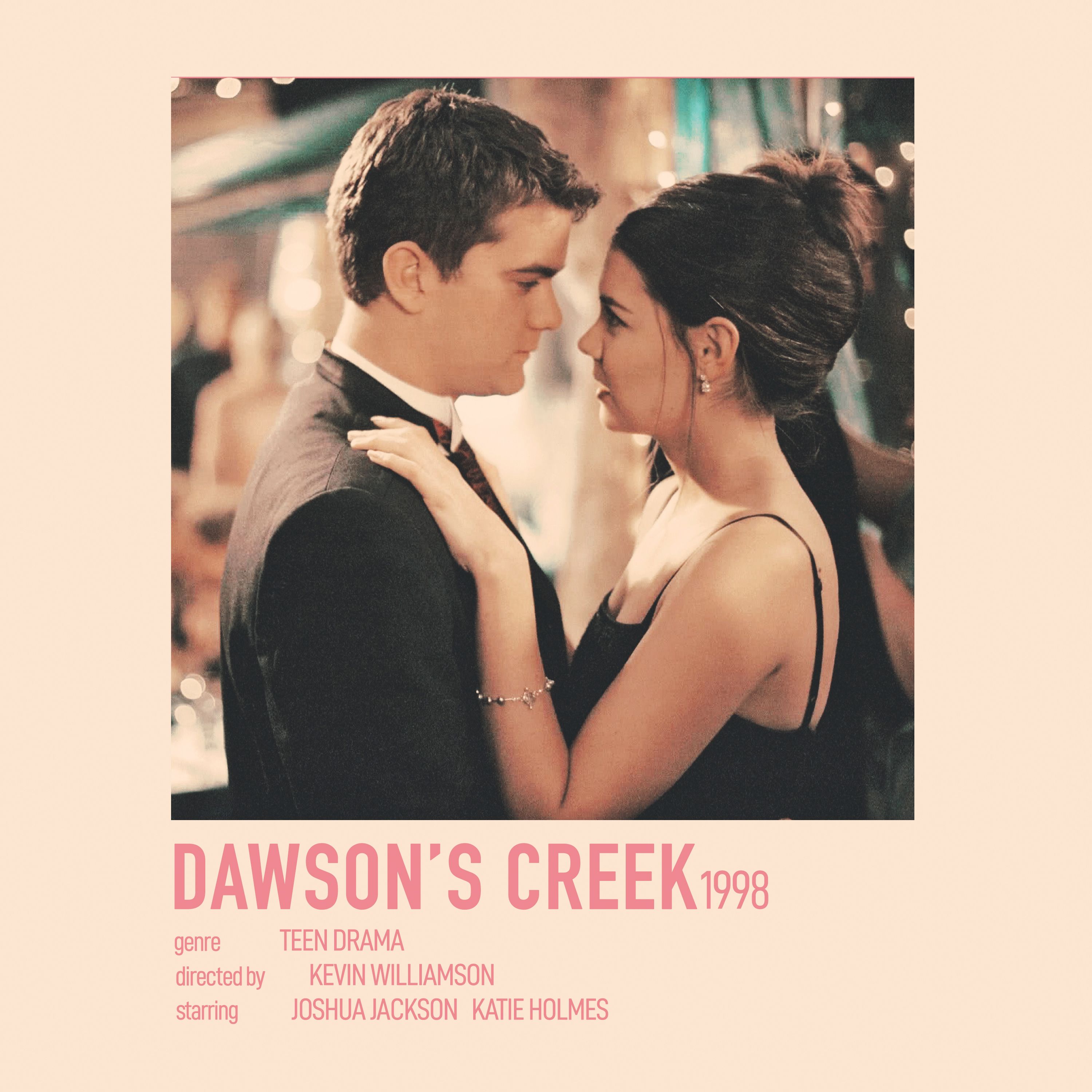 minimalist dawson's creek tv show polaroid poster. Dawsons creek, Dawson's creek, Joey dawson's creek