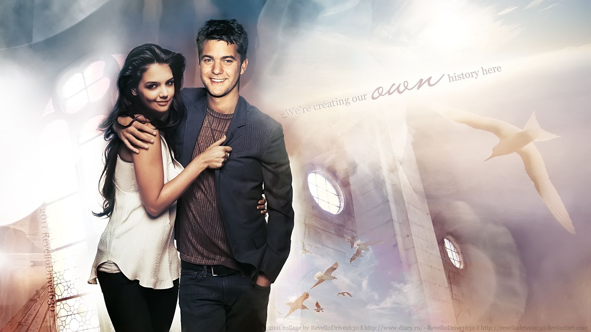 JP- Were creating our own history. Katie holmes, Joey dawson's creek, Holmes