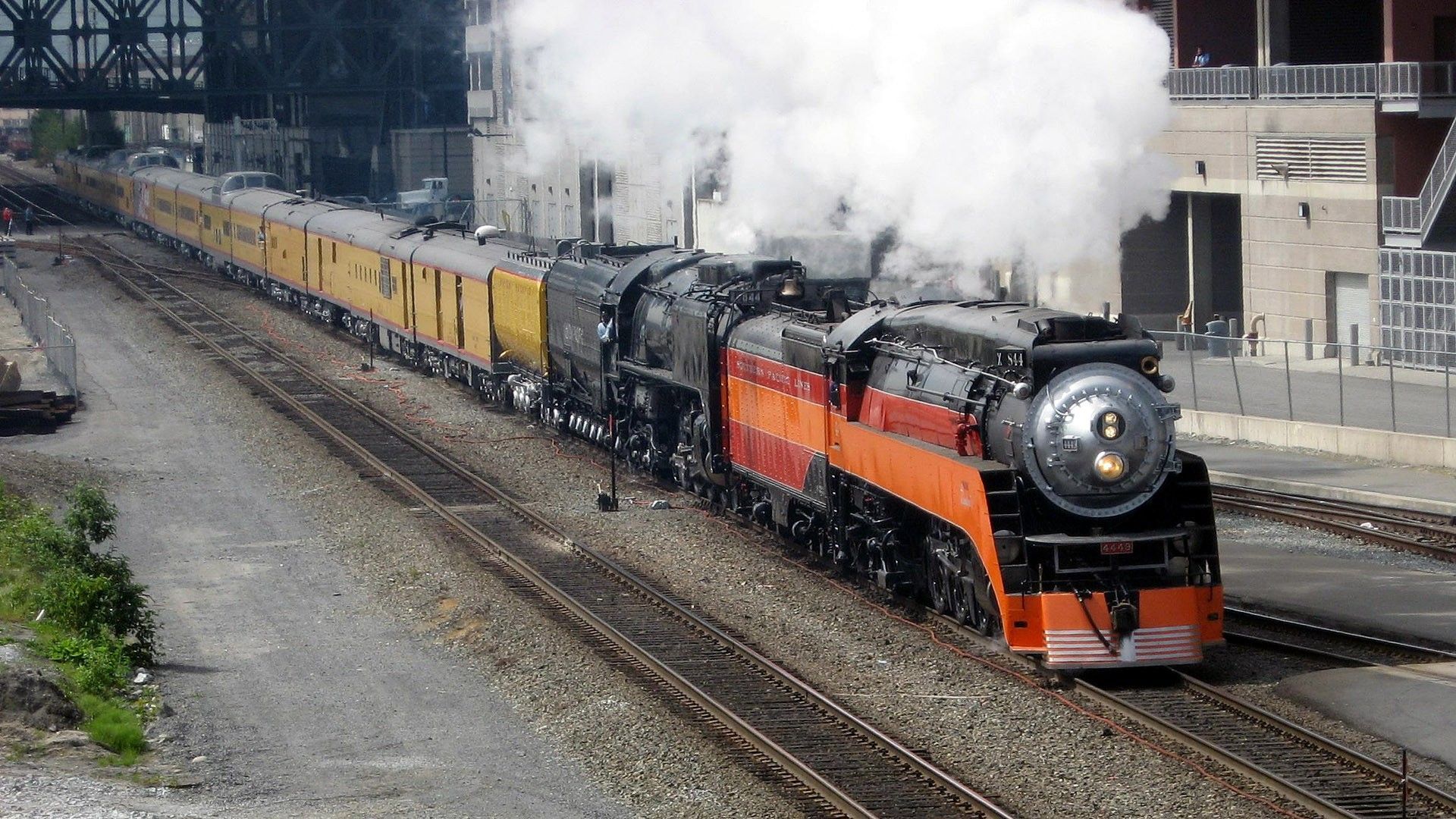 SouthWestern Leading Union Pacific Business Train. Train, Locomotive, Steam trains