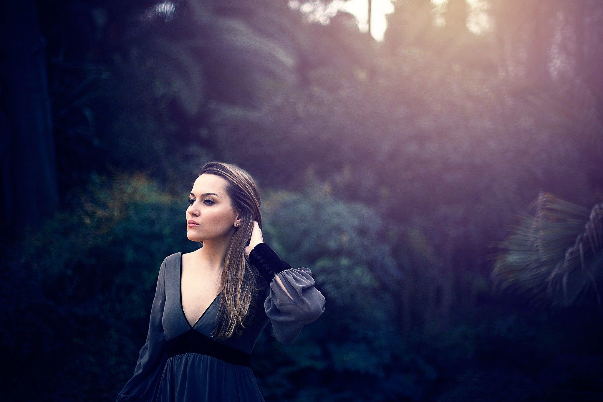 women, Model, Women Outdoors, Looking Away Wallpaper HD / Desktop and Mobile Background